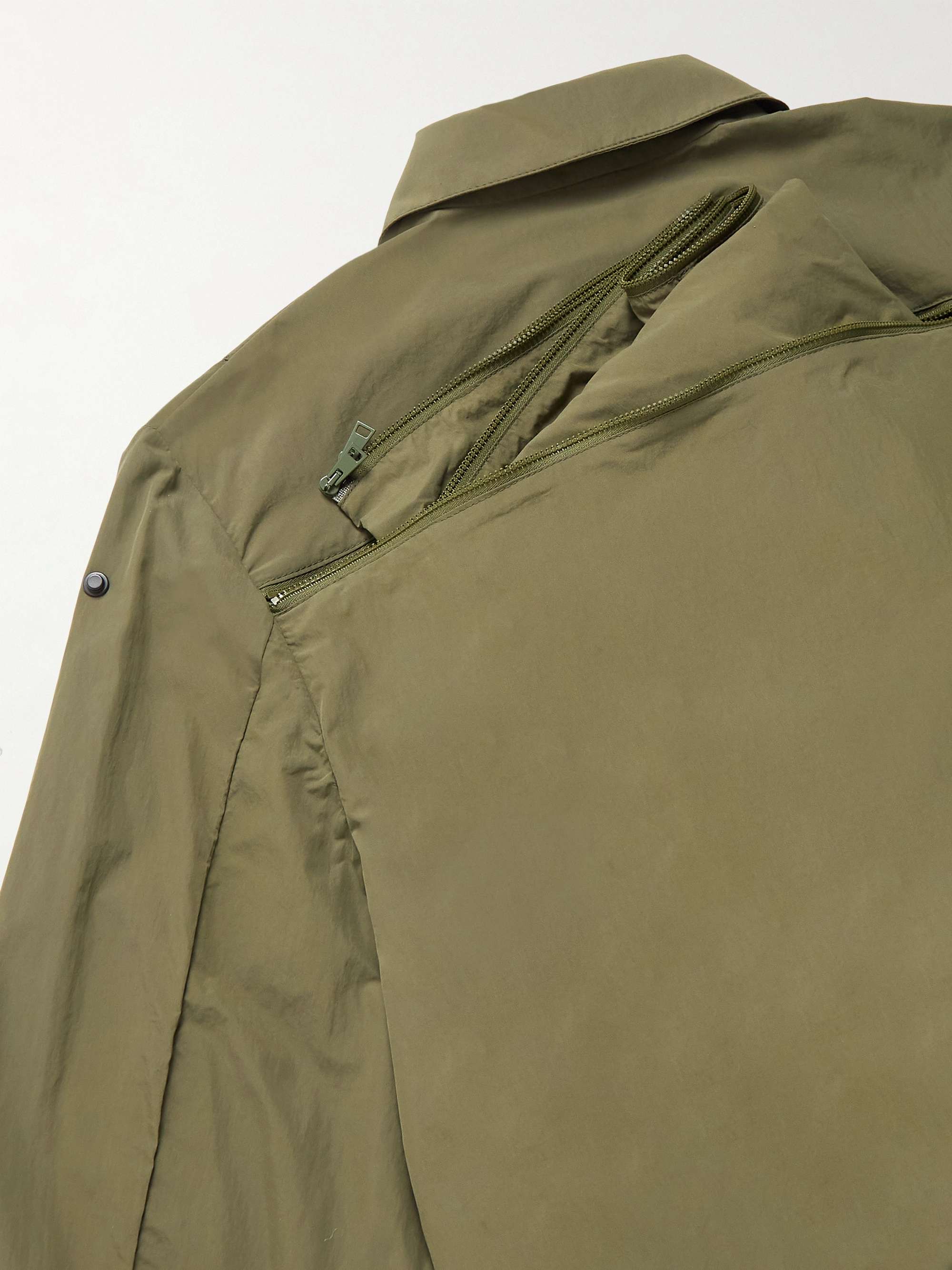SAIF UD DEEN Convertible Panelled Canvas Jacket
