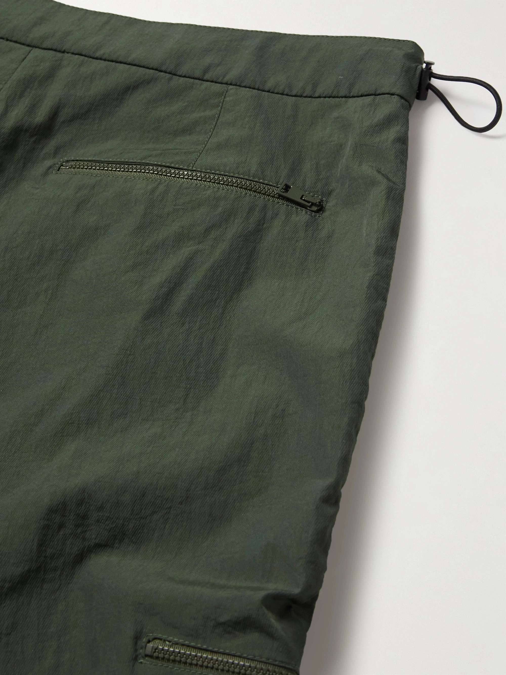 SAIF UD DEEN Straight-Leg Shell Cargo Trousers