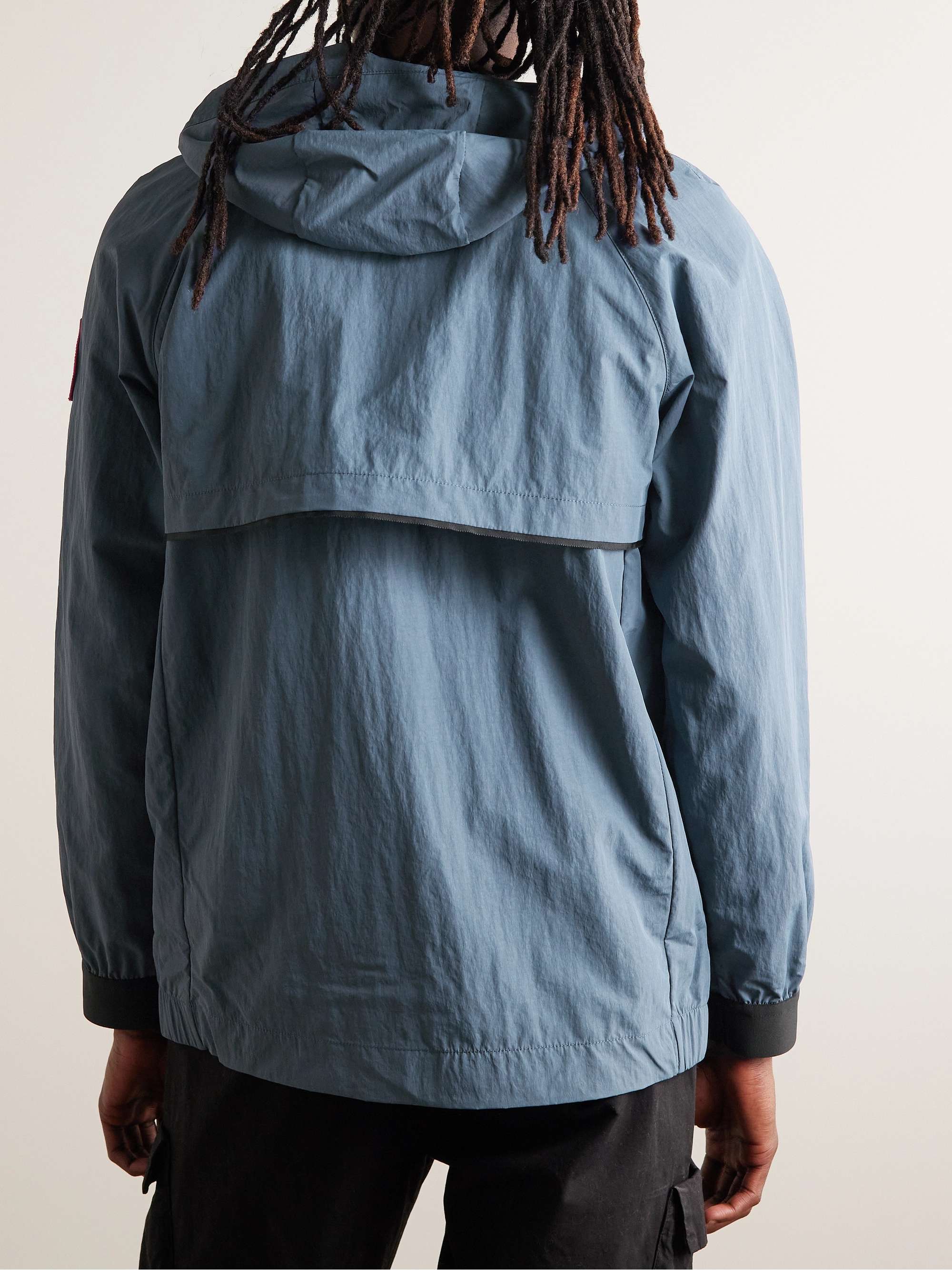 CANADA GOOSE Faber Logo-Appliquéd AcclimaLuxe Shell Hooded Jacket