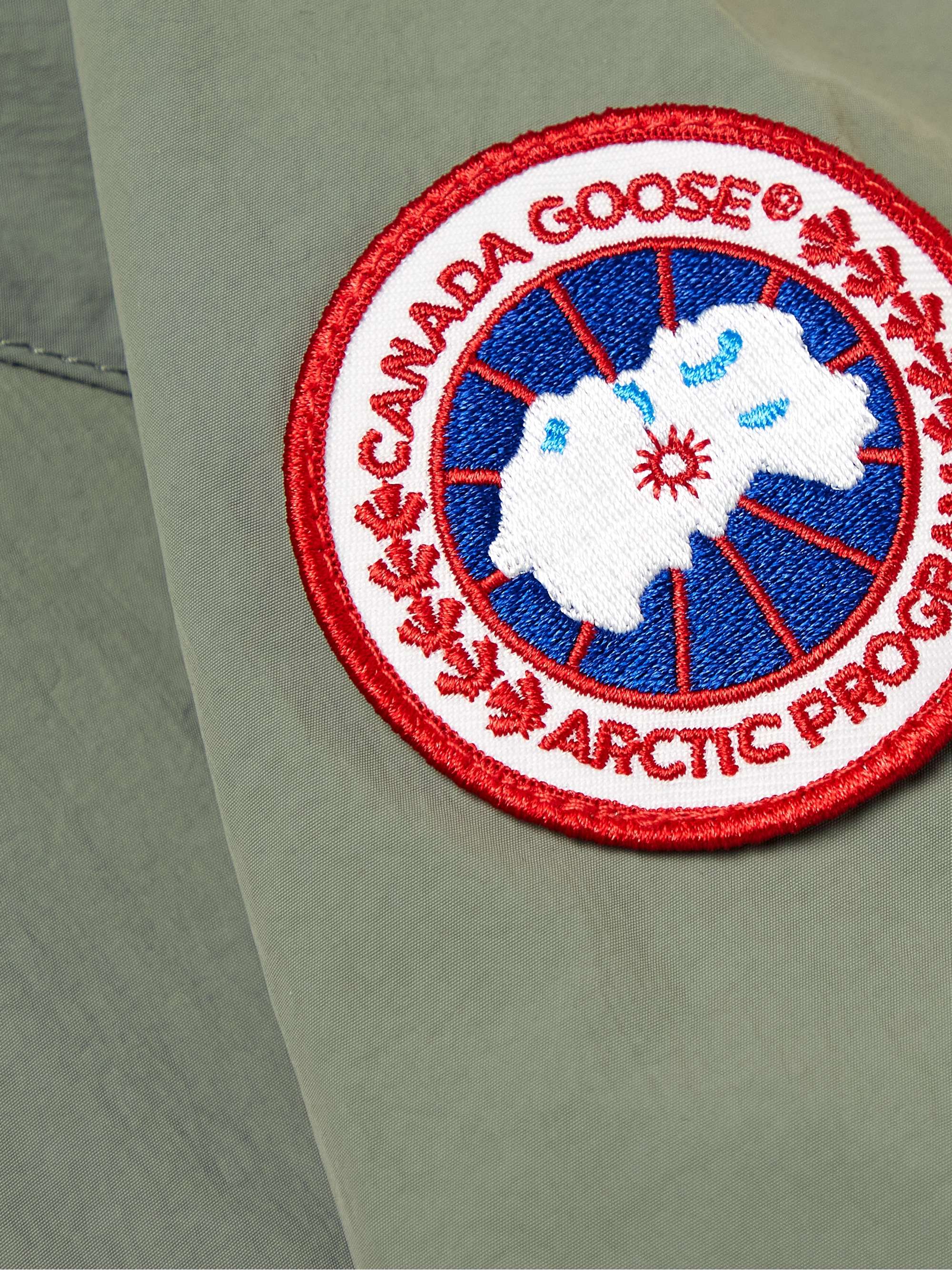 CANADA GOOSE Faber Grosgrain-Trimmed AcclimaLuxe Shell Bomber Jacket