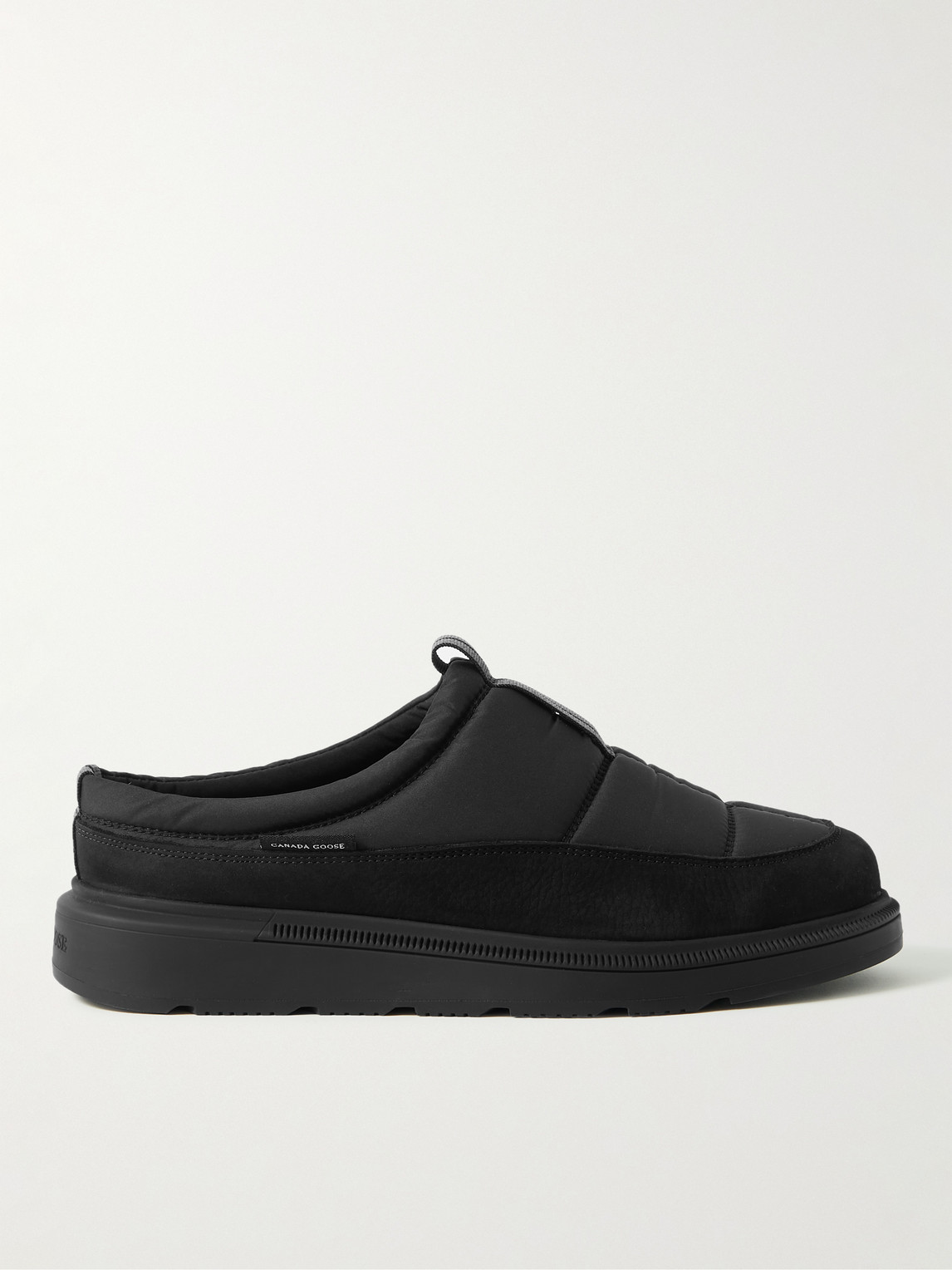 Canada Goose Crofton Suede-Trimmed Quilted Nylon Mules - Men