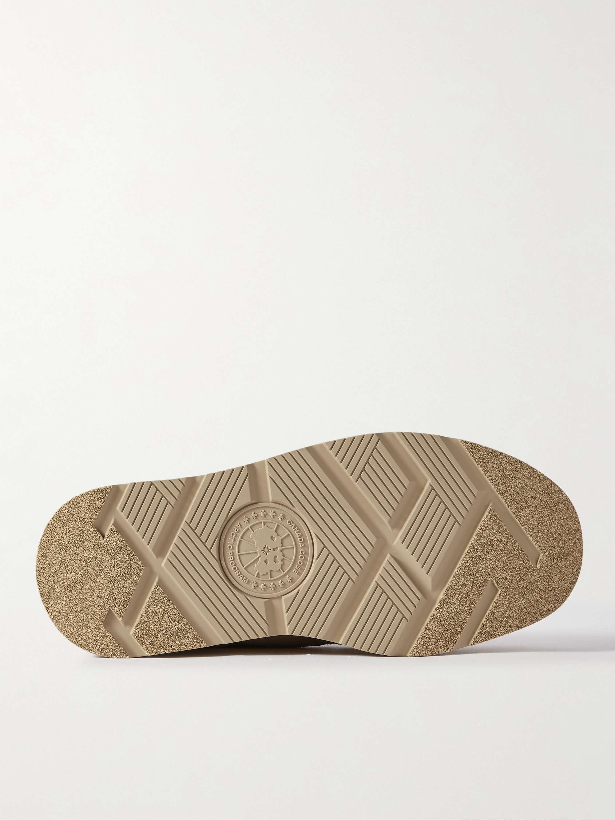 CANADA GOOSE Crofton Suede-Trimmed Quilted Ripstop Boots