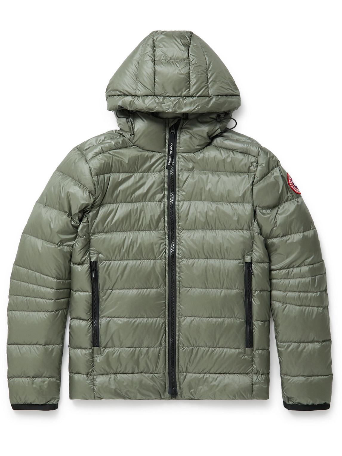 Crofton Recycled Nylon-Ripstop Hooded Down Jacket
