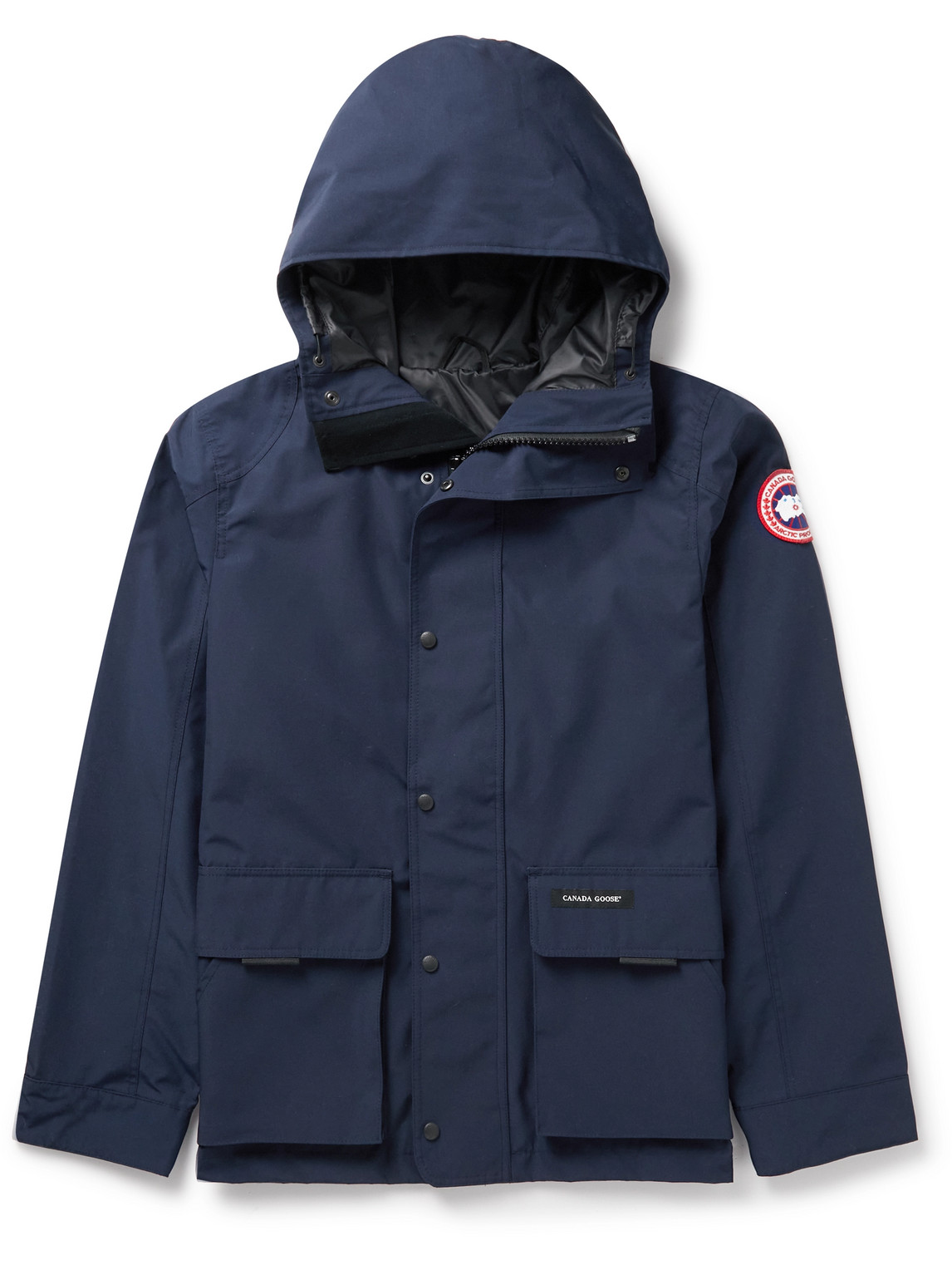 Shop Canada Goose Lockerport Arctic Tech® Hooded Jacket In Blue