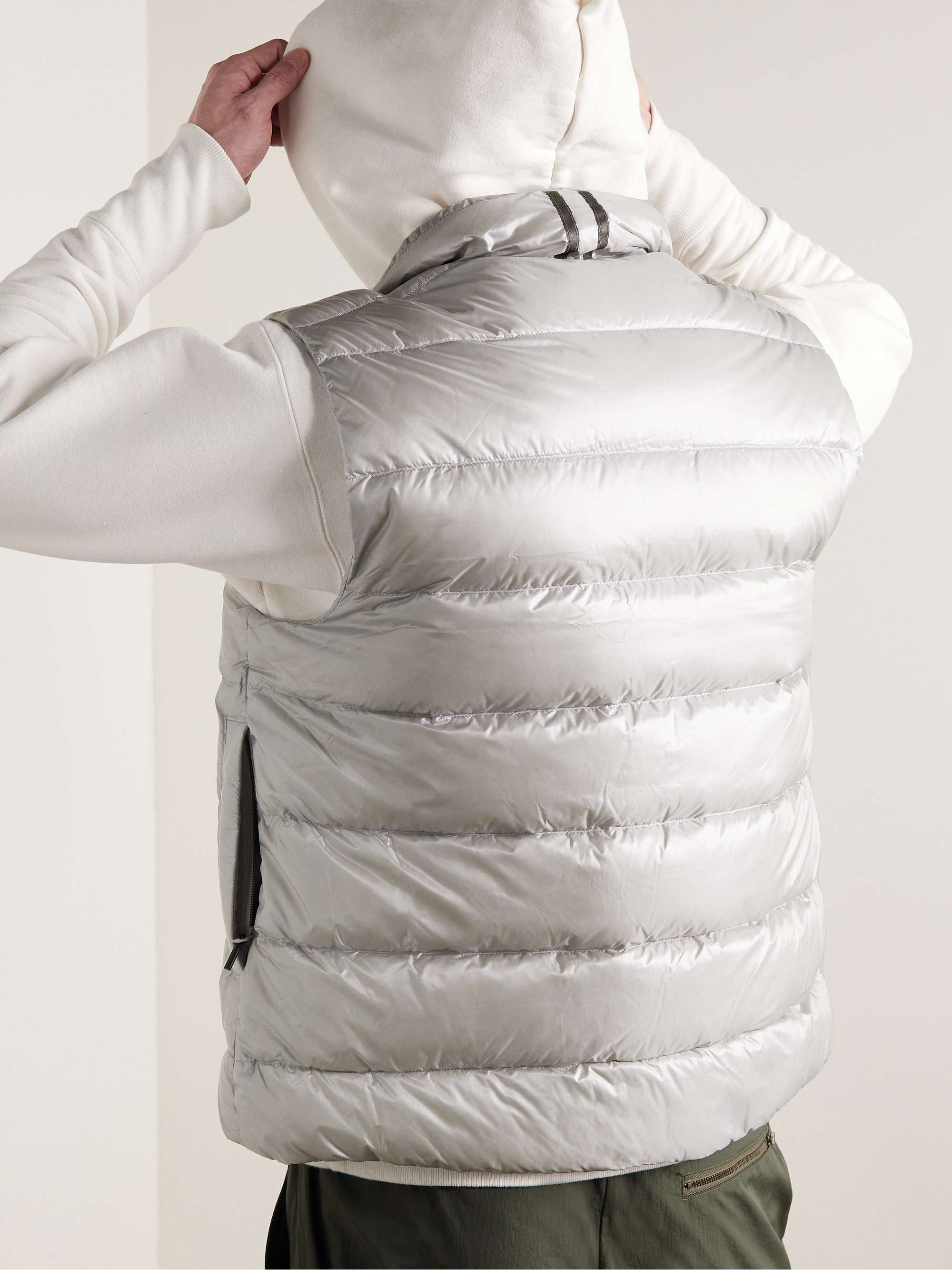 CANADA GOOSE Crofton Slim-Fit Quilted Recycled Nylon-Ripstop Down Gilet