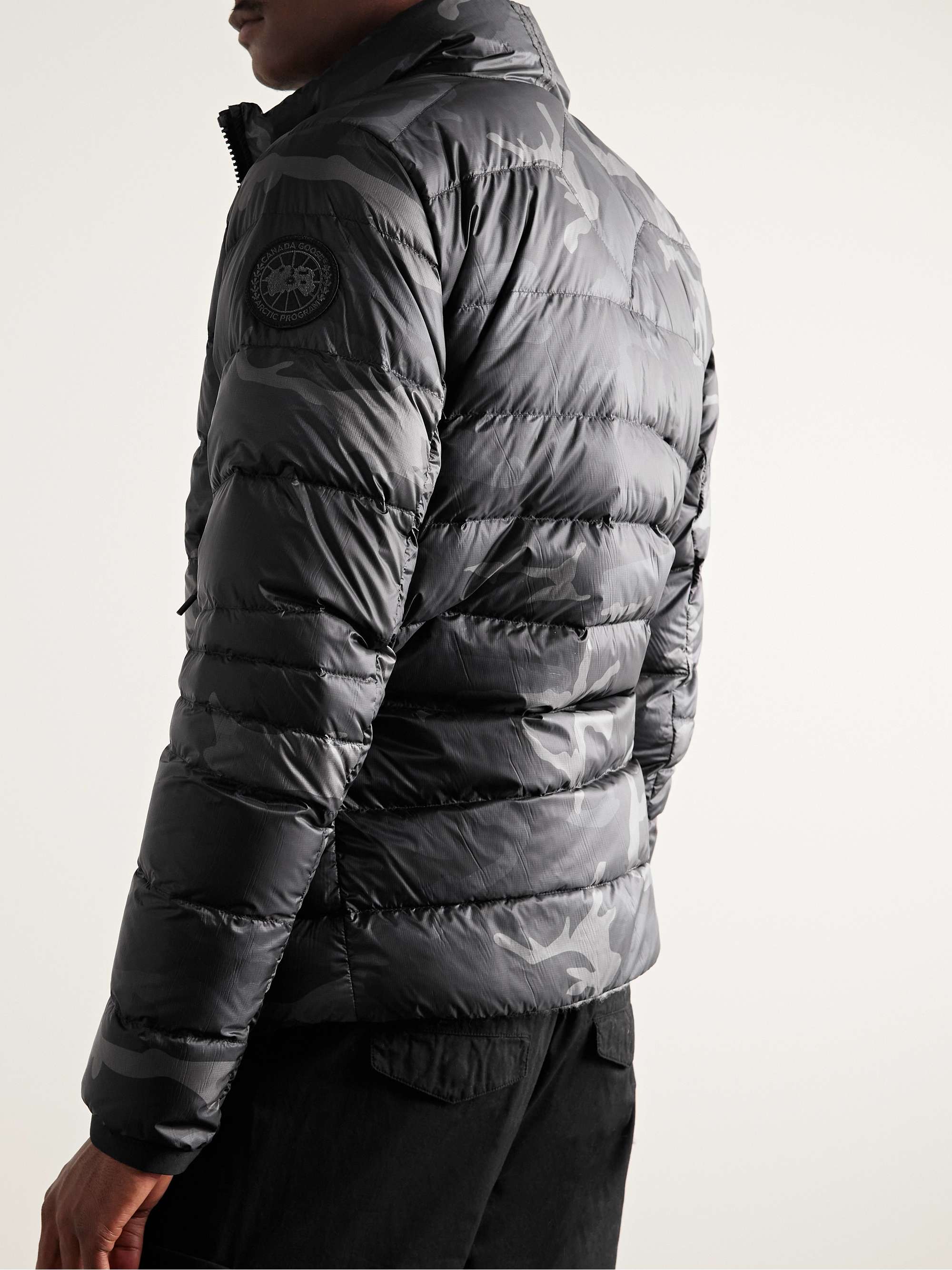 CANADA GOOSE Crofton Slim-Fit Quilted Camouflage-Print Ripstop Down Jacket