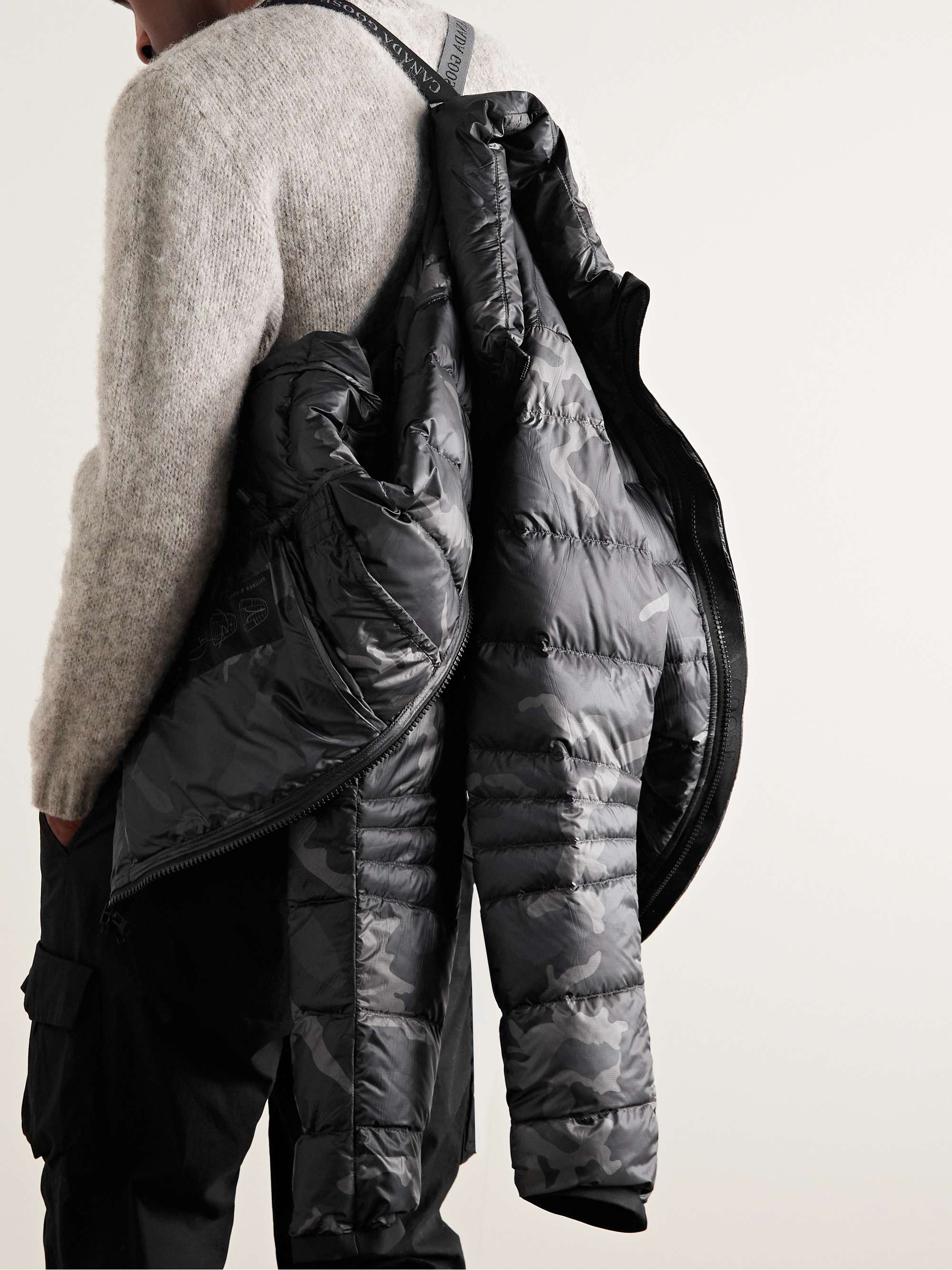 CANADA GOOSE Crofton Slim-Fit Quilted Camouflage-Print Ripstop Down Jacket