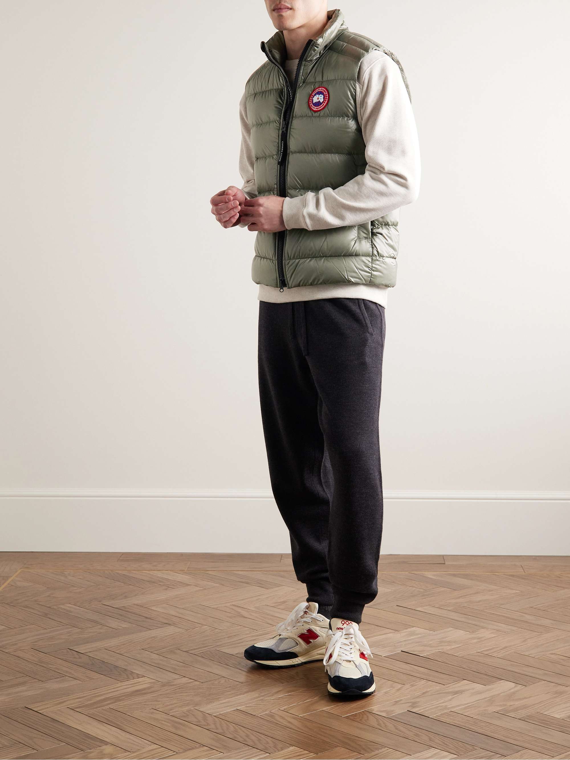 CANADA GOOSE Crofton Slim-Fit Quilted Recycled Nylon-Ripstop Down Gilet