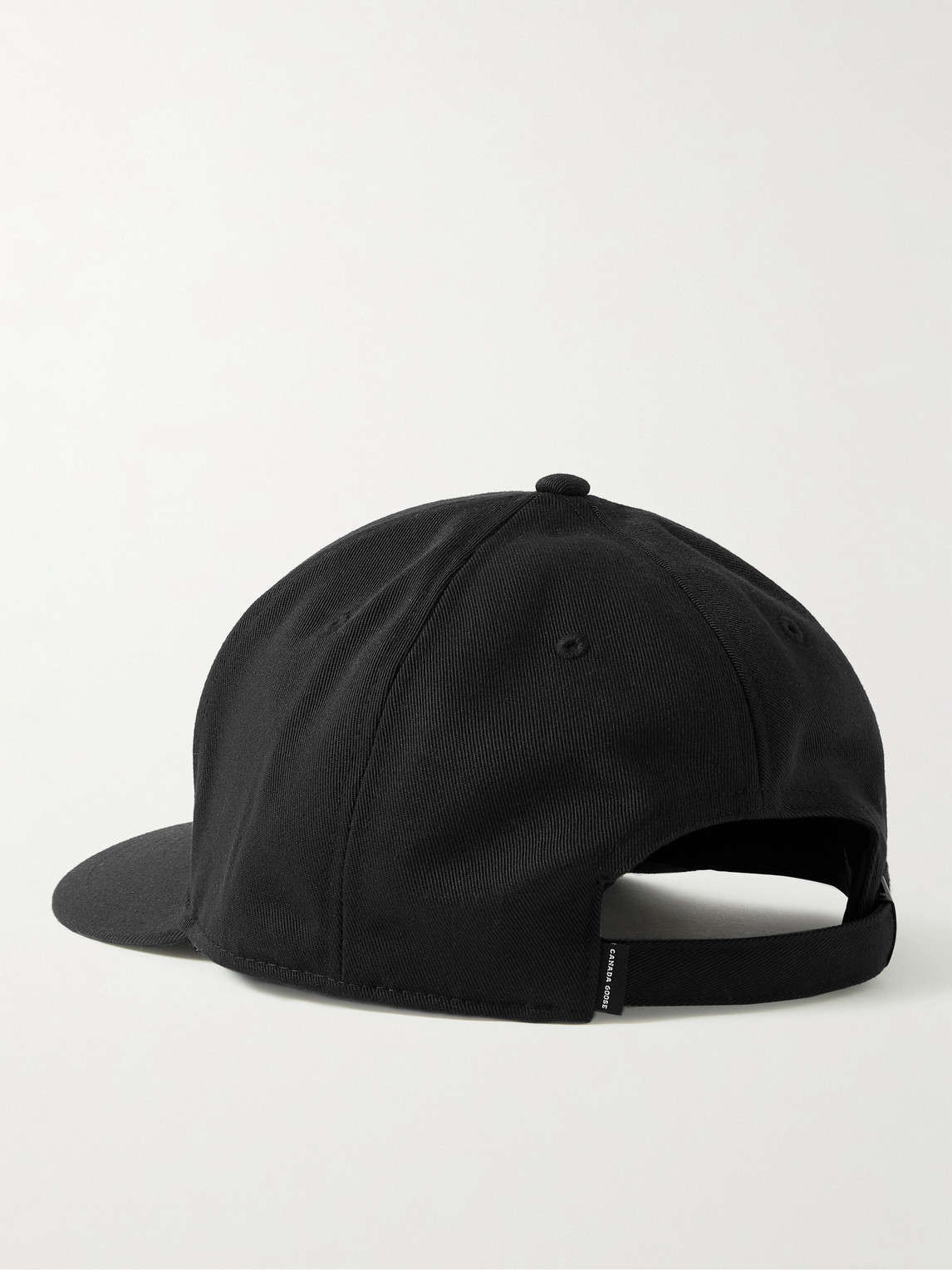 Shop Canada Goose Arctic Logo-appliquéd Twill Baseball Cap In Black