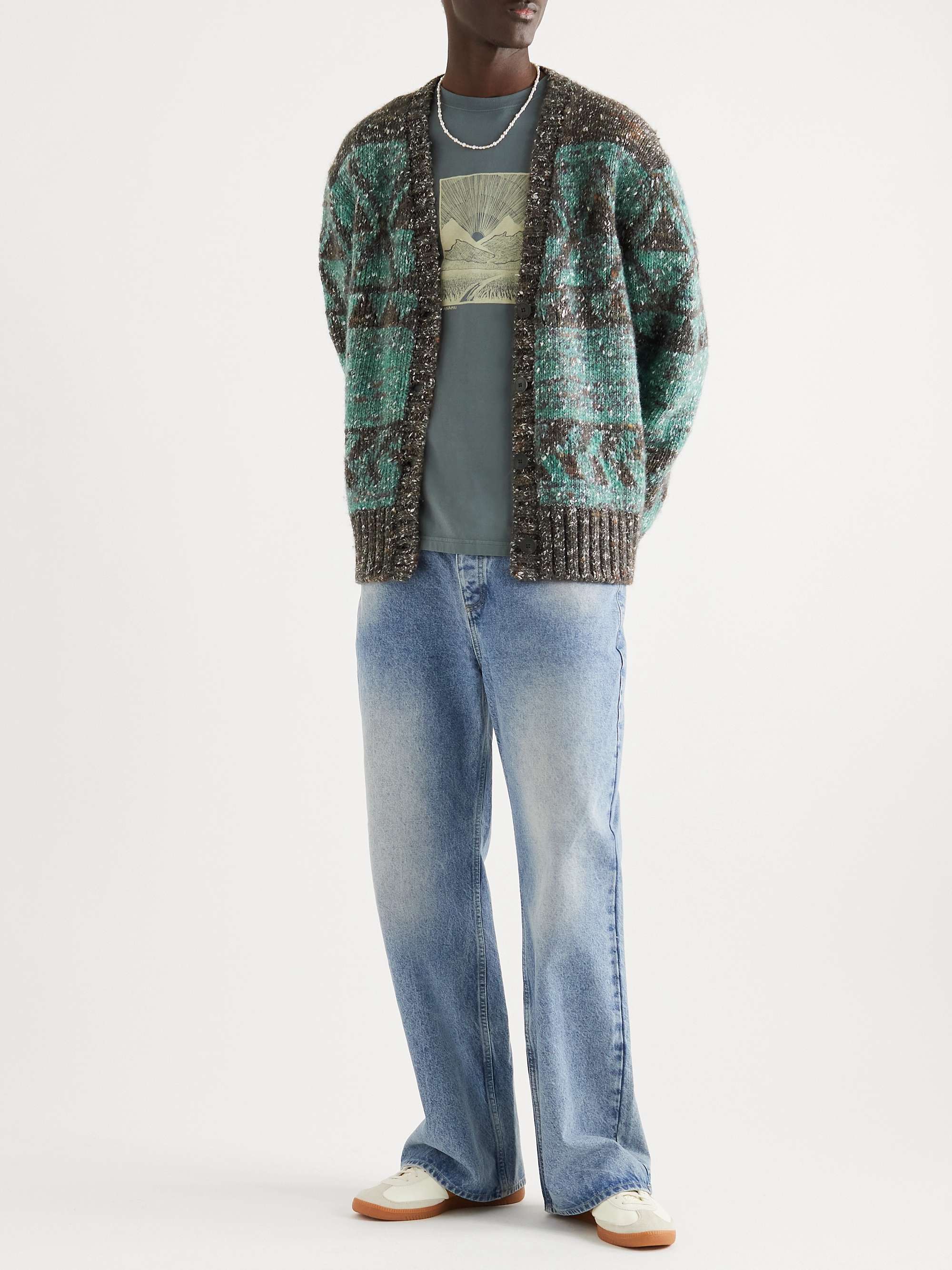 MANAAKI Koro Merino Wool-Blend Cardigan