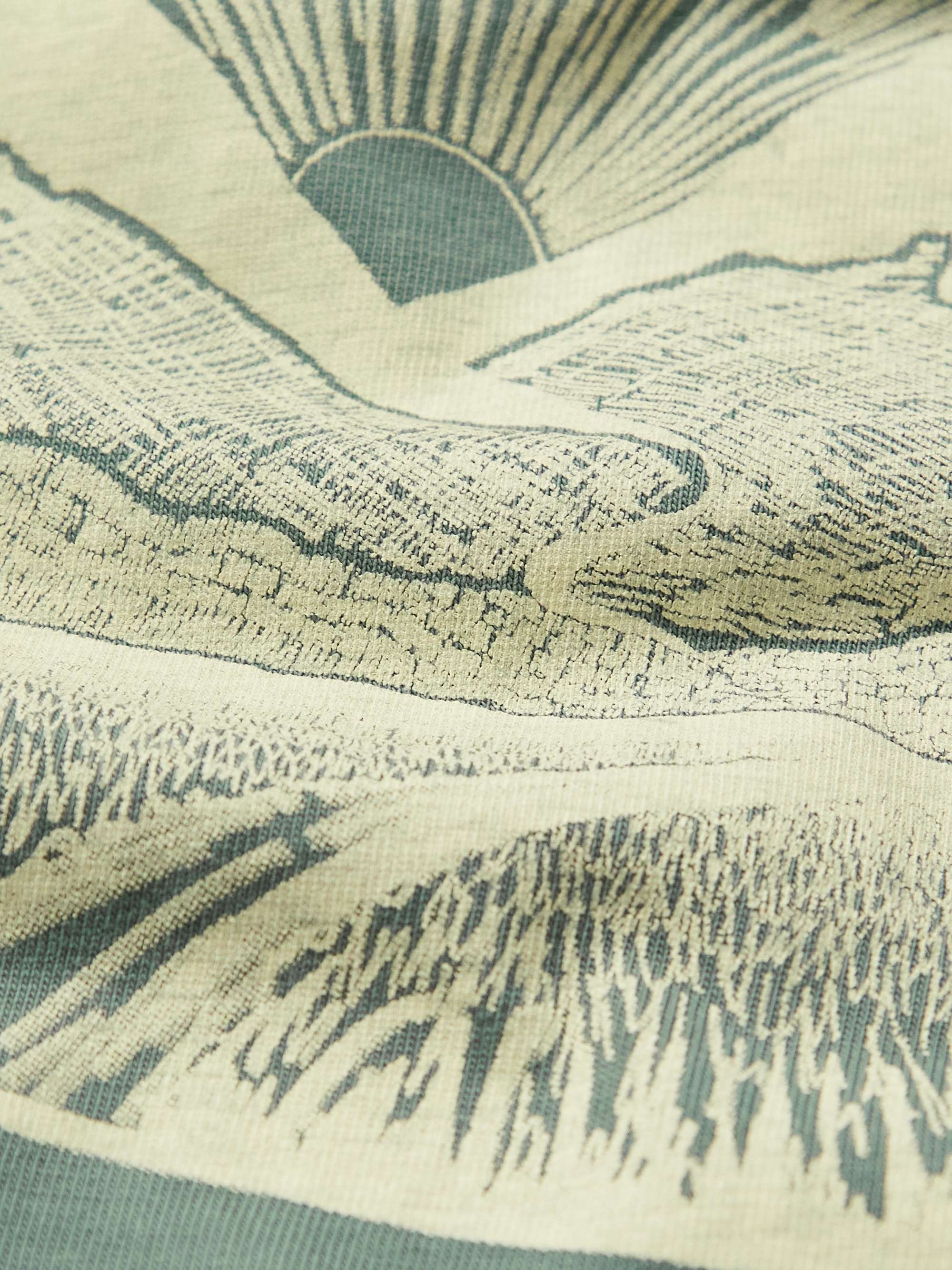 MANAAKI Maunga Printed Cotton-Jersey T-Shirt