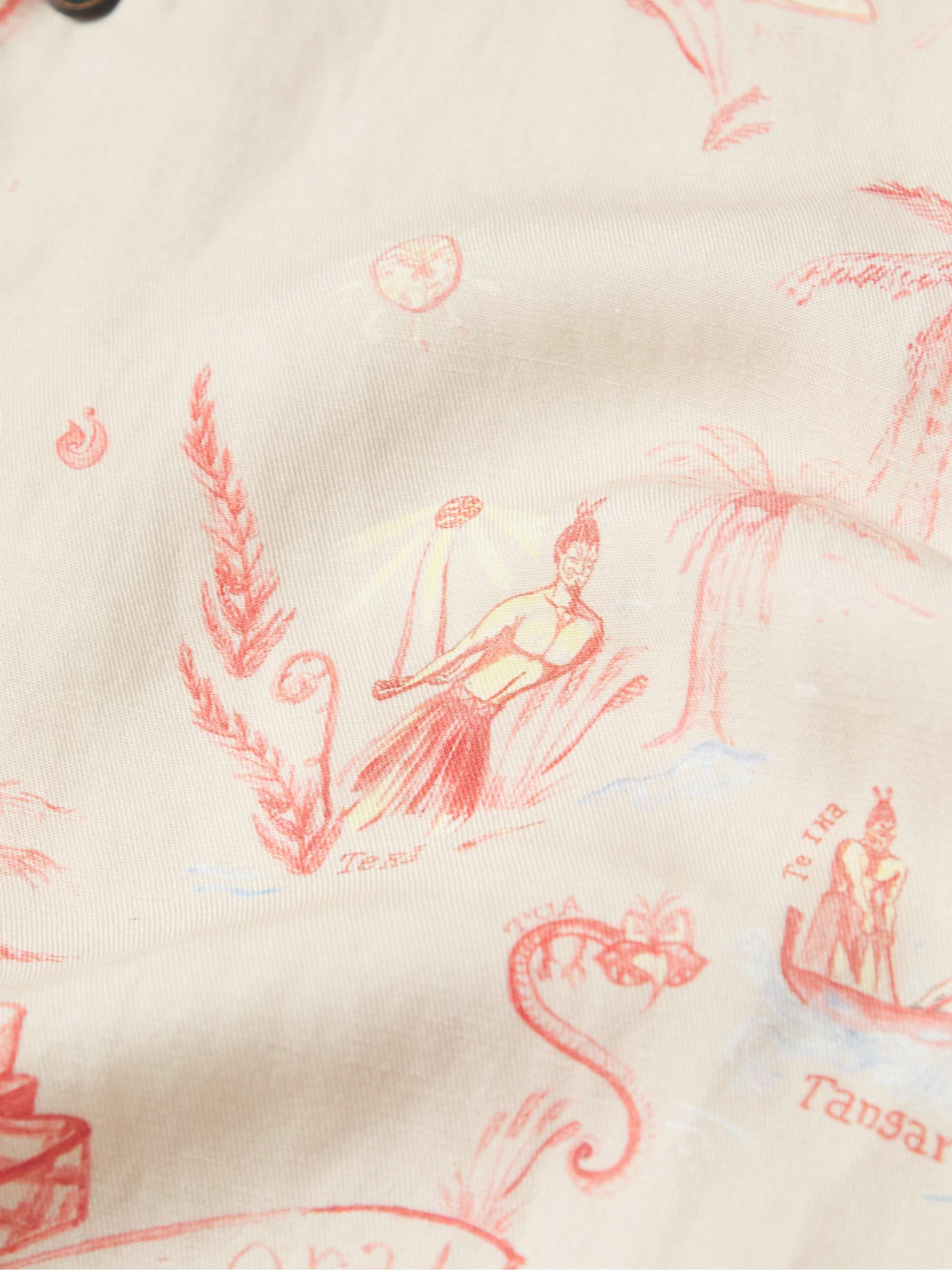 MANAAKI Mana Camp-Collar Printed Lyocell and Linen-Blend Twill Shirt