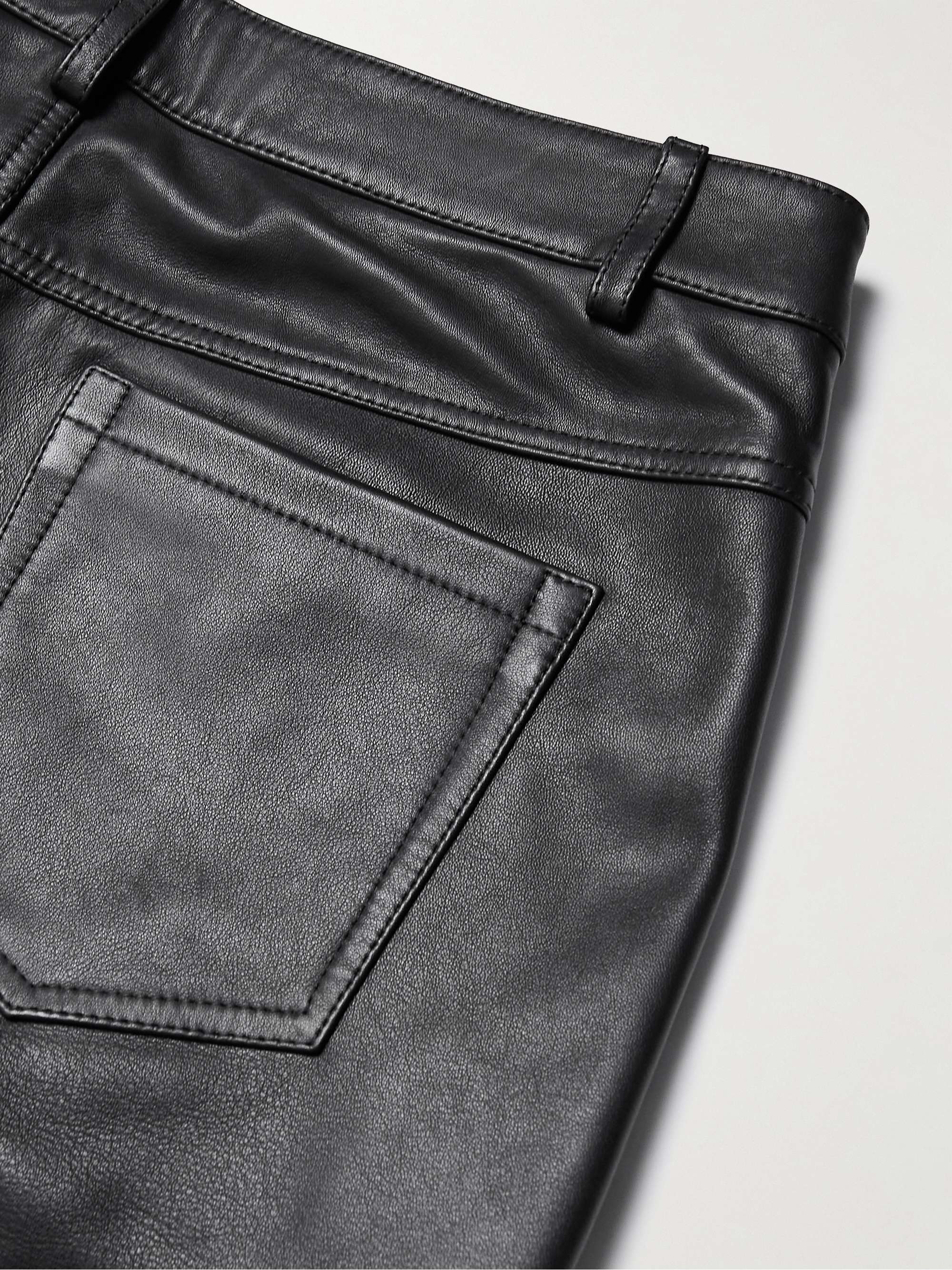 MANAAKI Tahi Flared Leather Pants