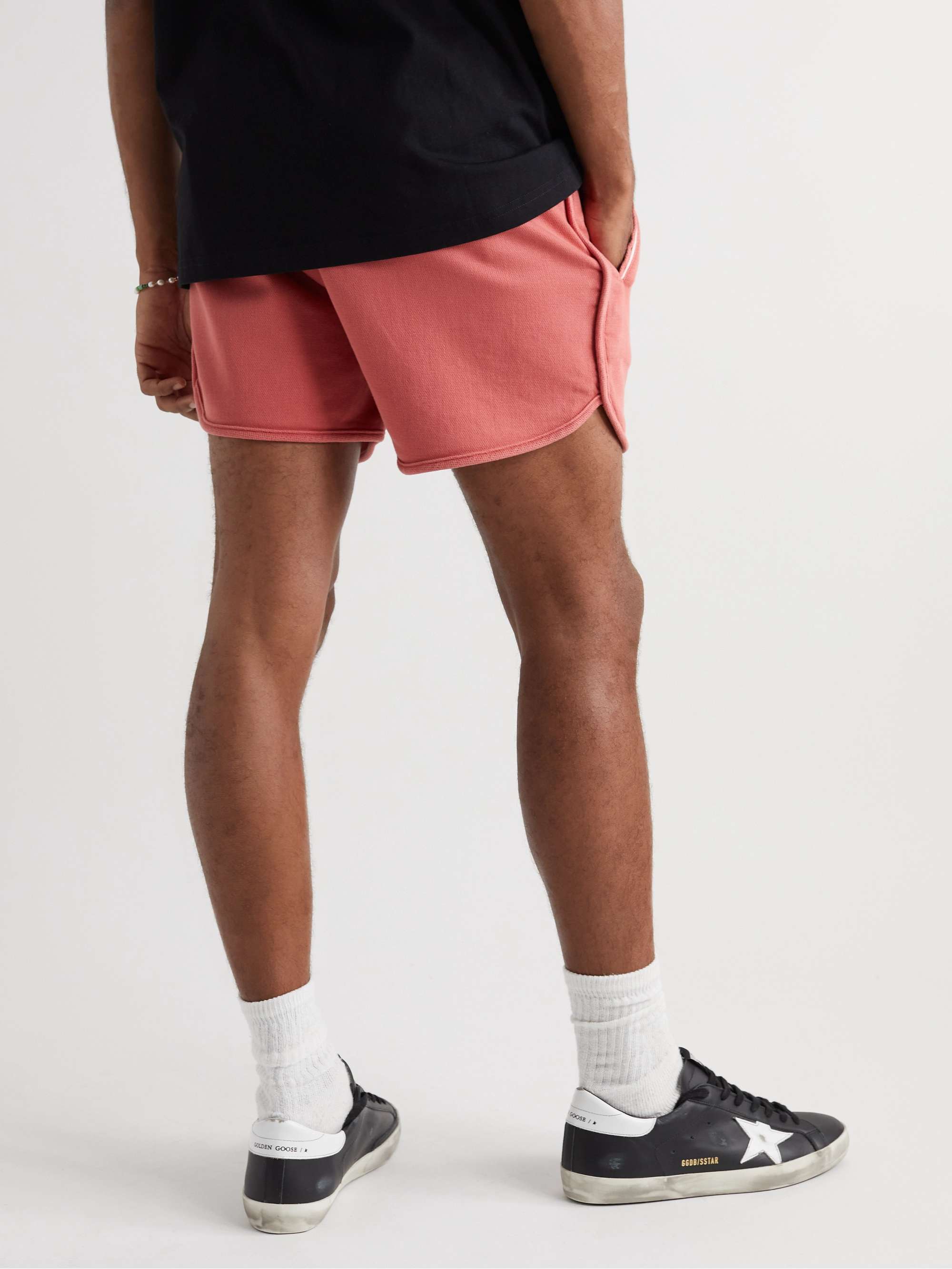 MANAAKI Kai Piped Cotton-Blend Drawstring Shorts