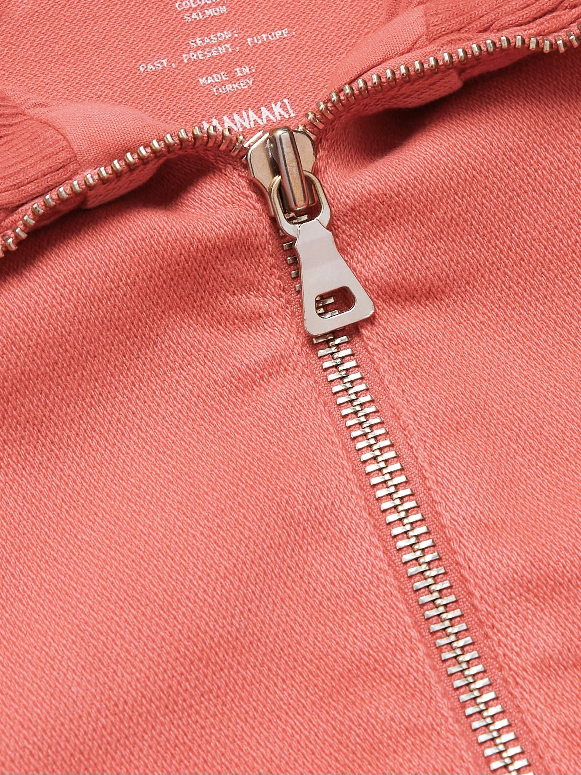 MANAAKI Kai Striped Cotton-Blend Track Jacket