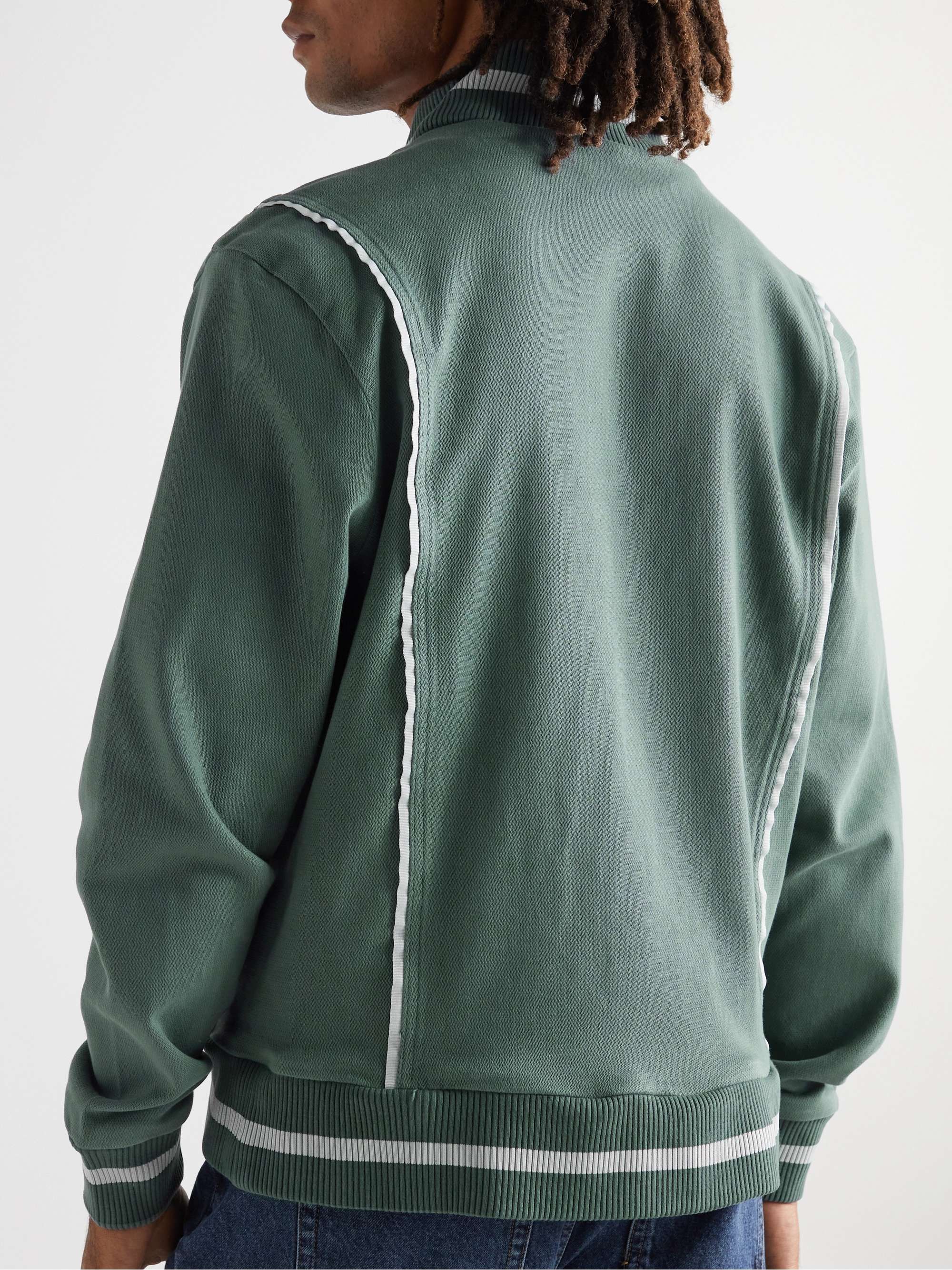 MANAAKI Kai Striped Cotton-Blend Track Jacket
