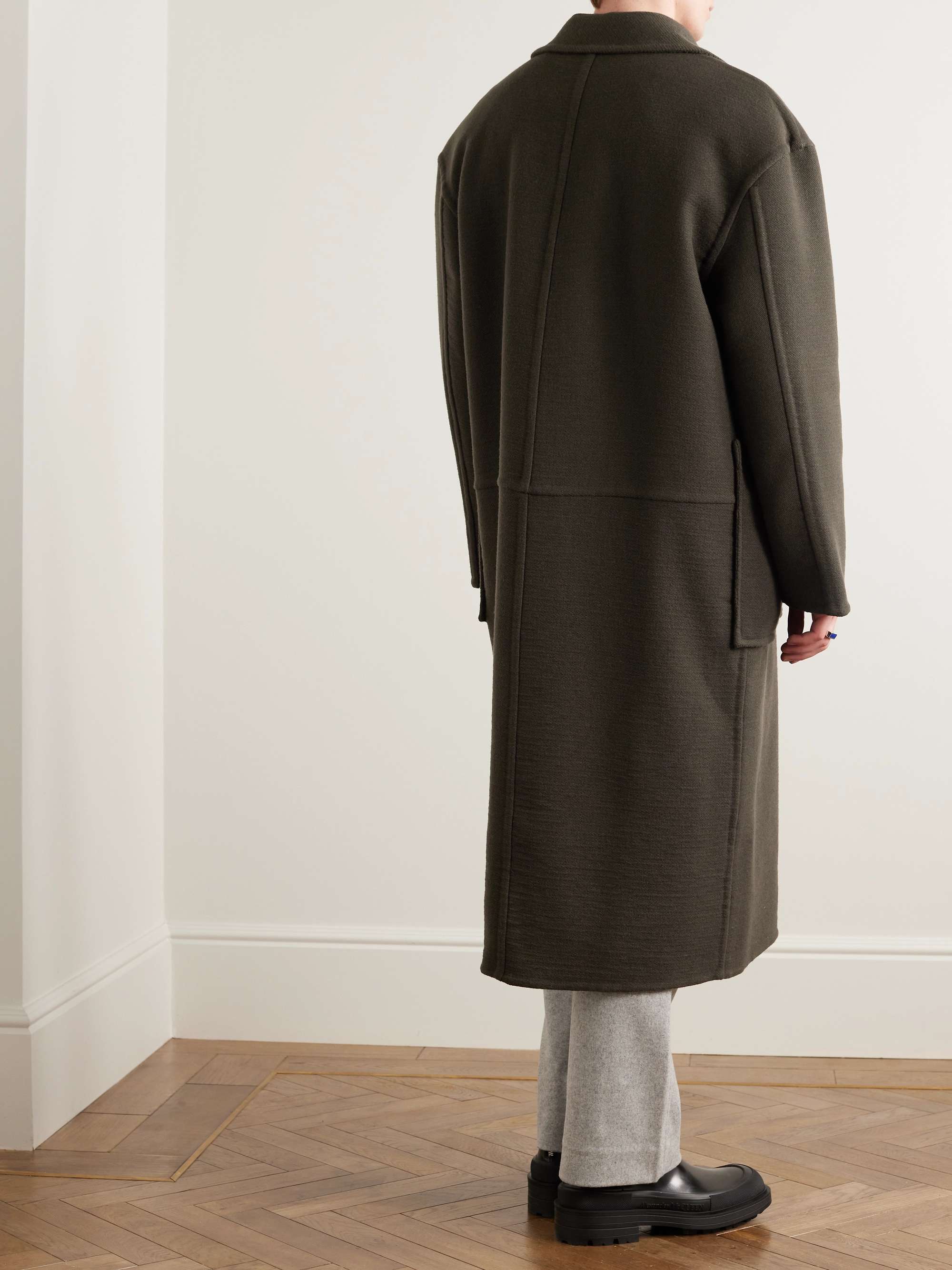 MILES LEON Virgin Wool-Twill Coat
