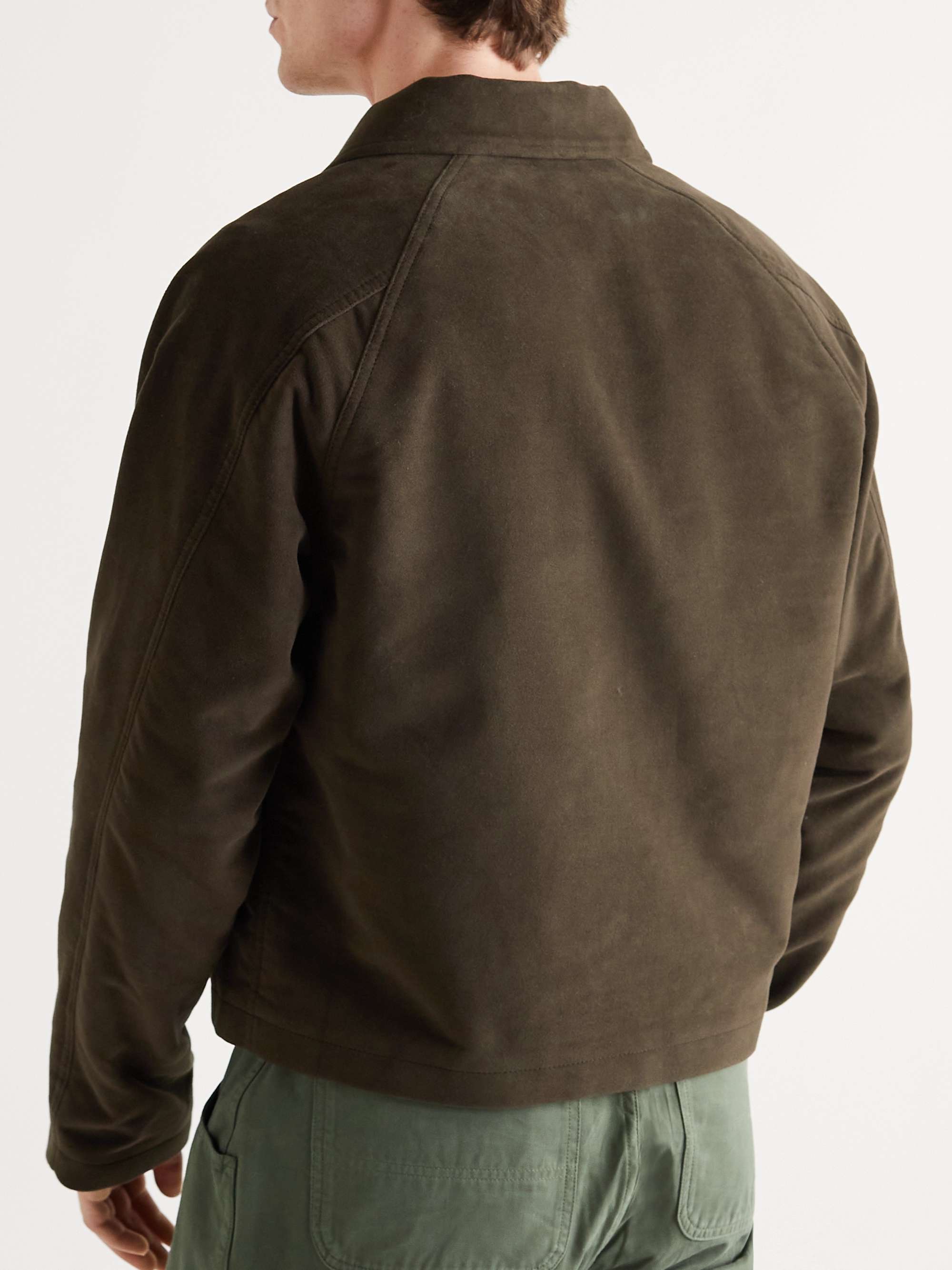 MILES LEON Dahlia Cropped Cotton-Moleskin Jacket