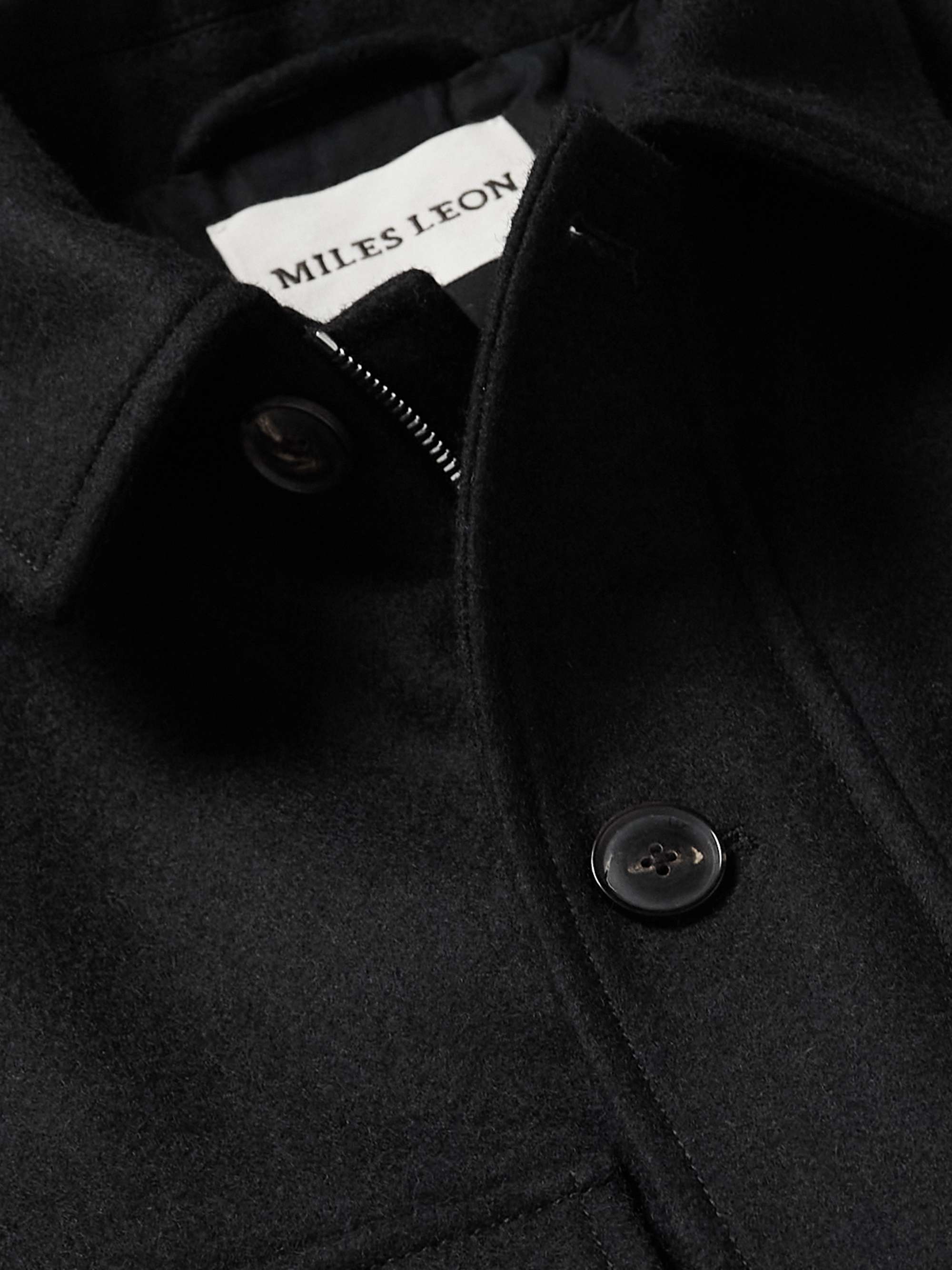 MILES LEON Bonsai Melton Wool Jacket