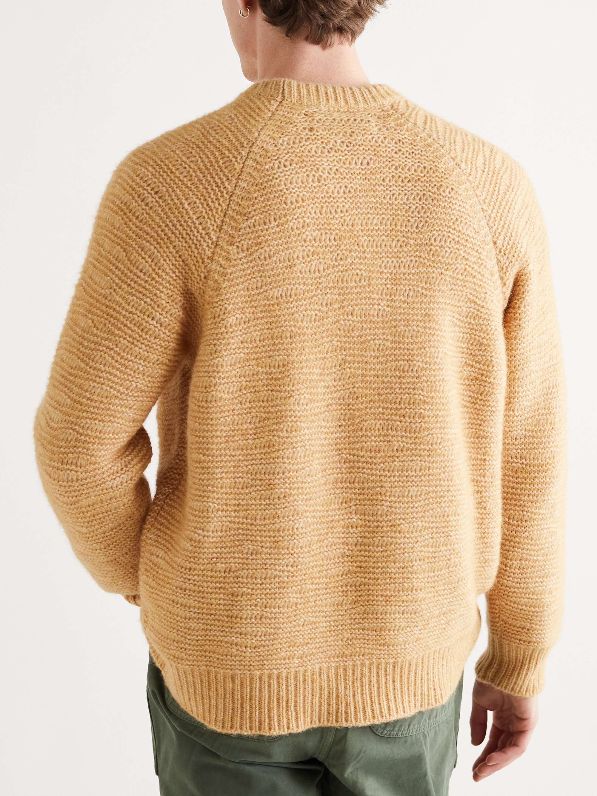 MILES LEON Cotton, Alpaca and Merino Wool-Blend Sweater