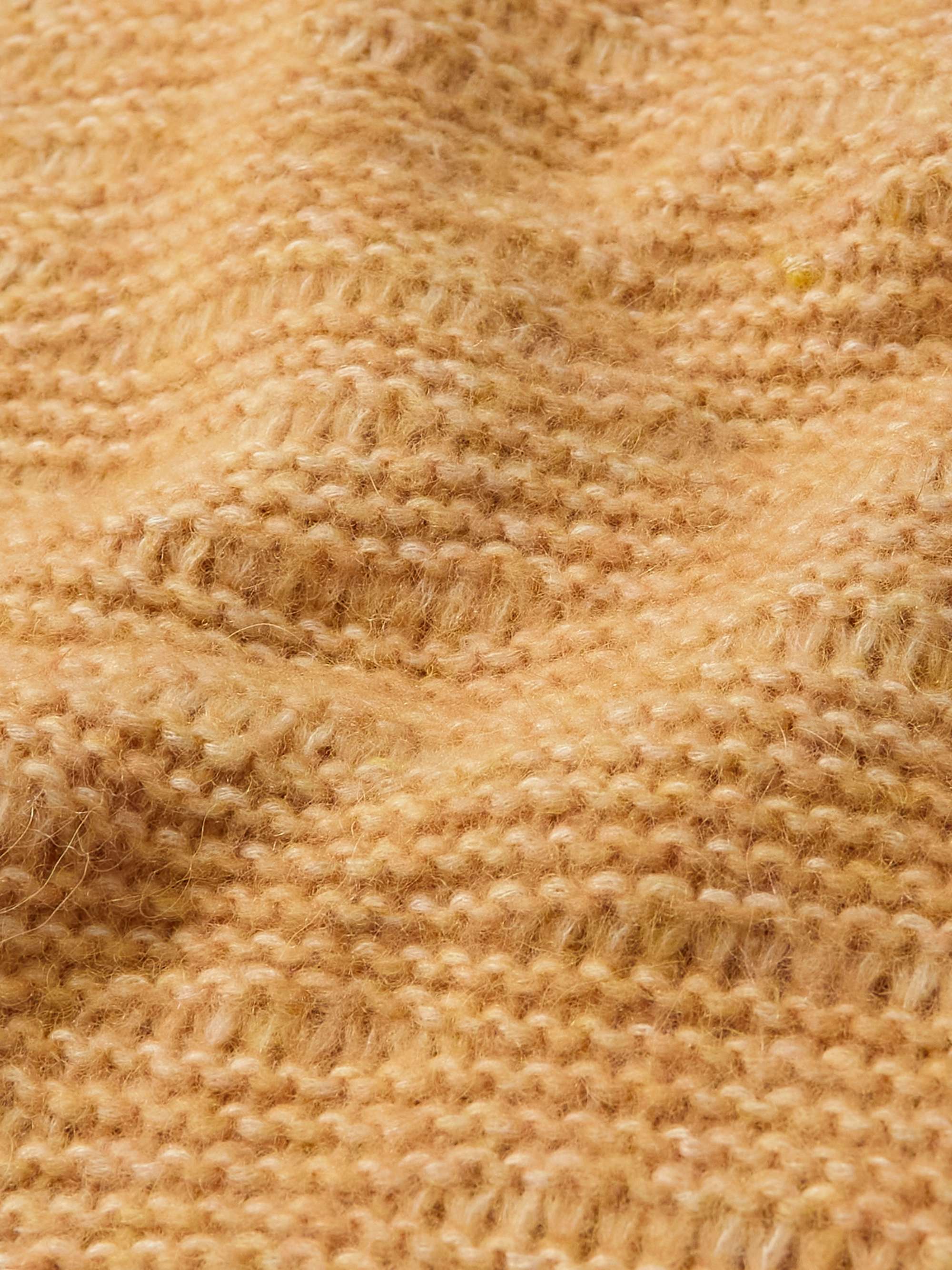 MILES LEON Cotton, Alpaca and Merino Wool-Blend Sweater