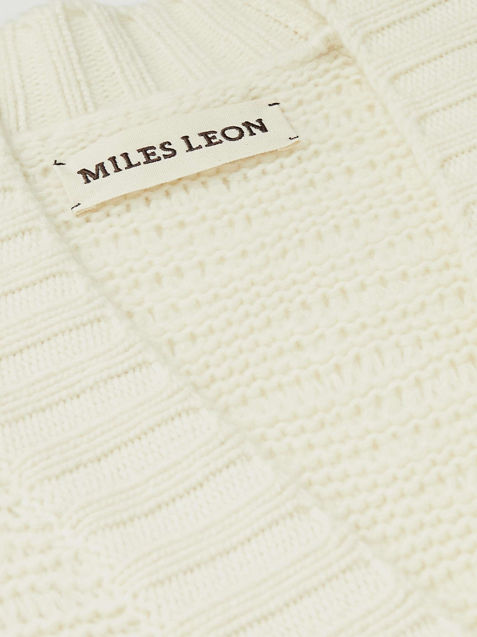 MILES LEON Wool Cardigan