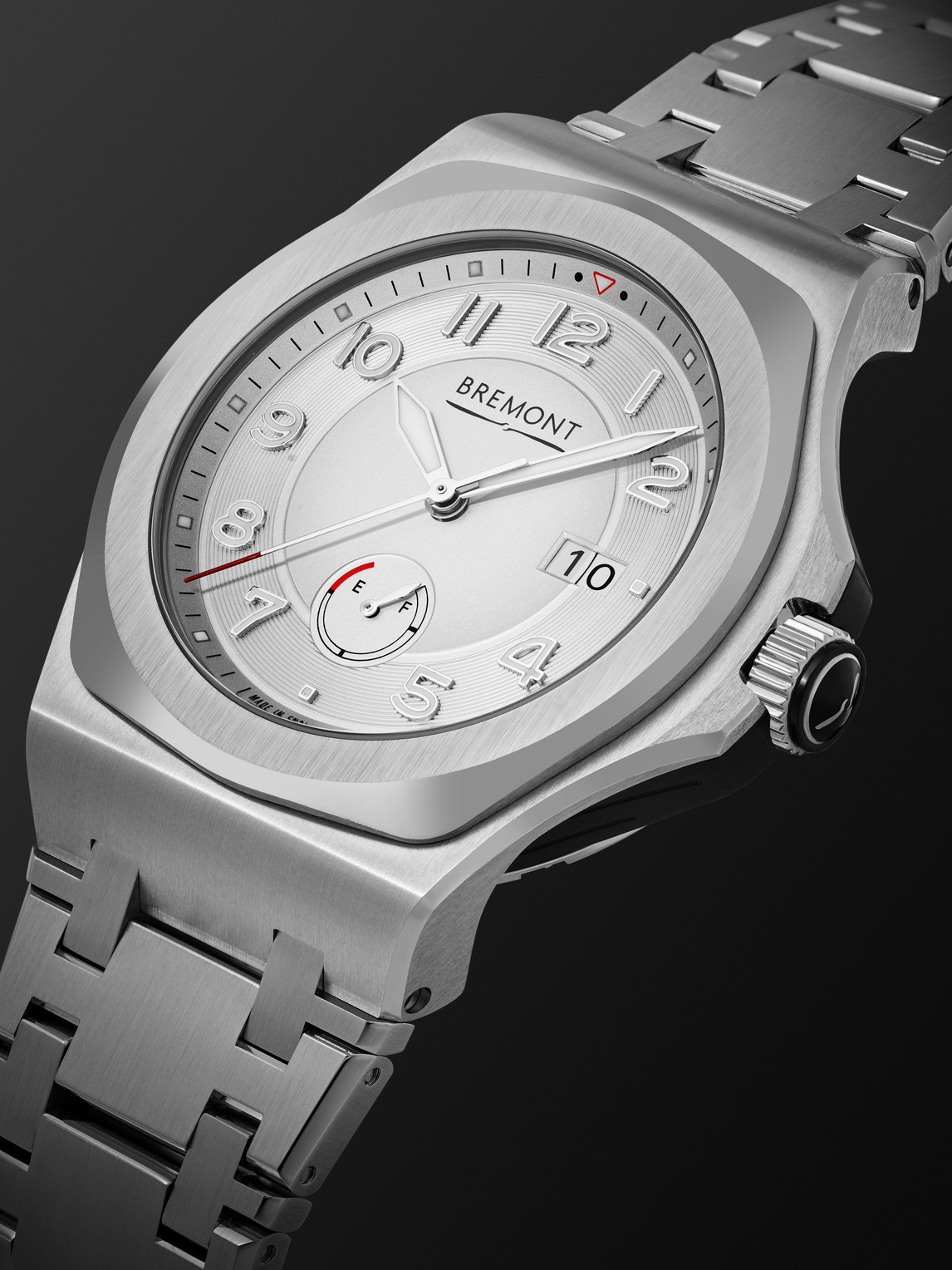 Shop Bremont Supernova Automatic 40mm Stainless Steel Watch, Ref. No. Supernova-al-n-b In White