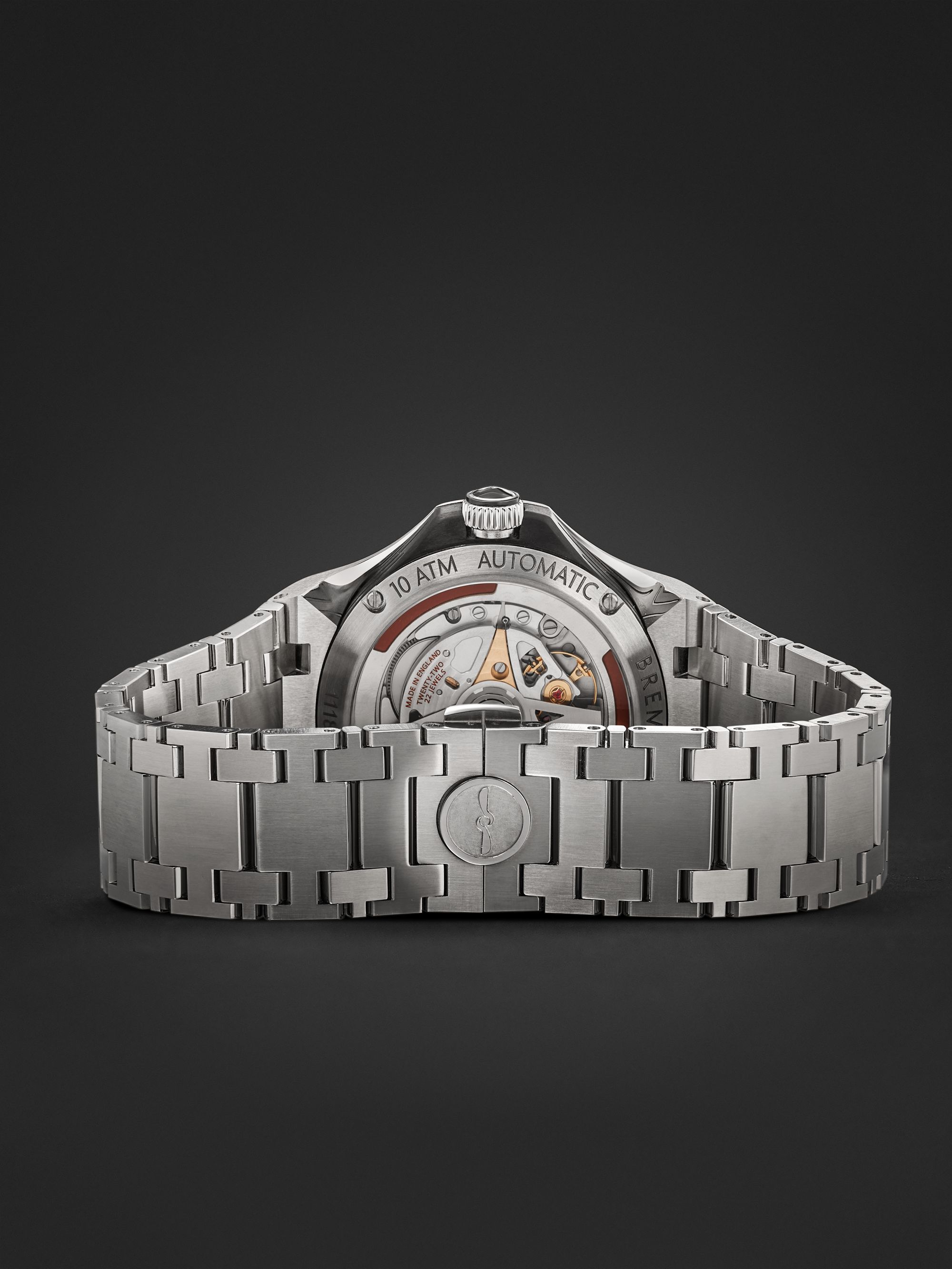 BREMONT Supernova Automatic 40mm Stainless Steel Watch, Ref. No. SUPERNOVA-PI-N-B