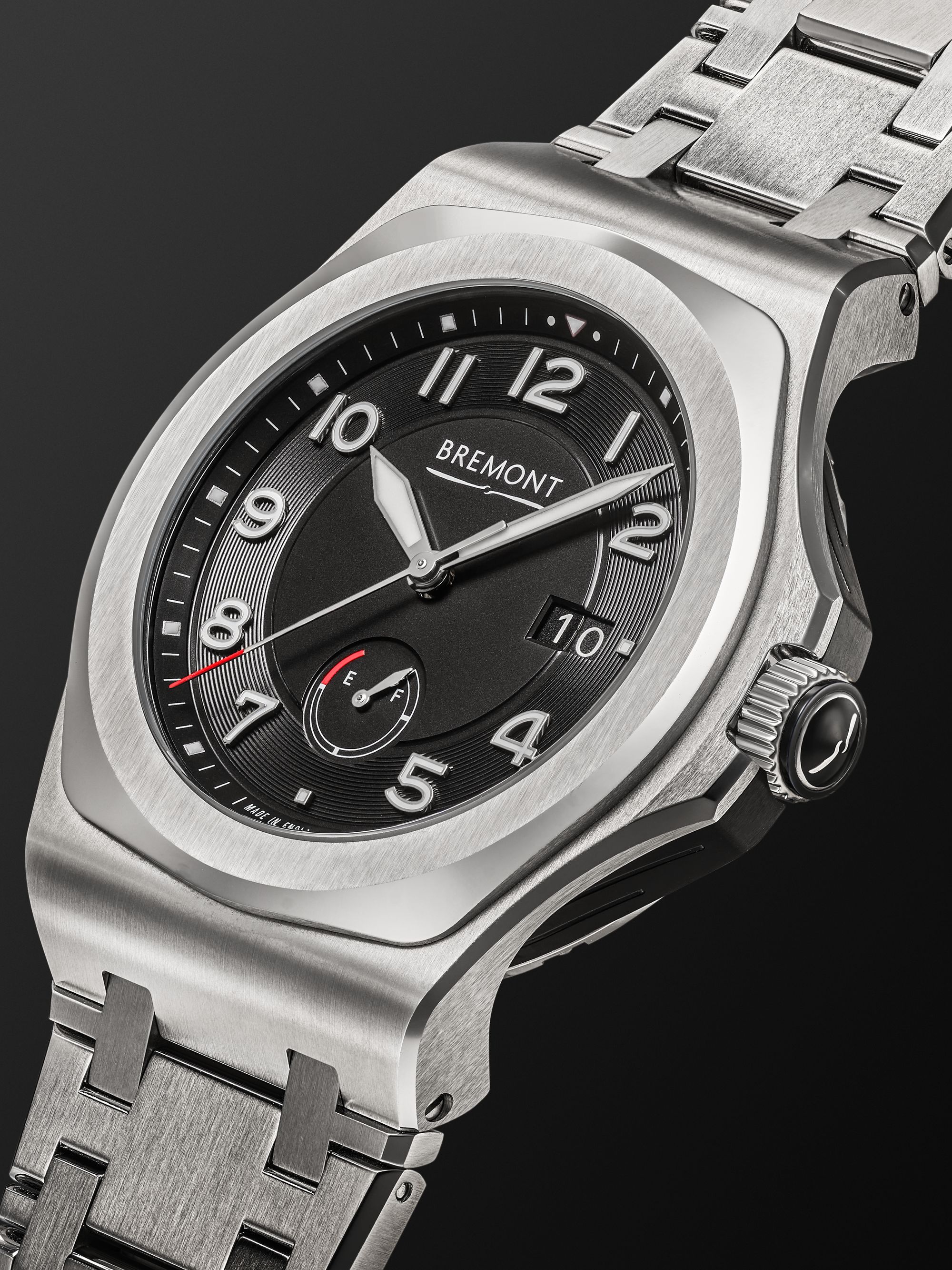 BREMONT Supernova Automatic 40mm Stainless Steel Watch, Ref. No. SUPERNOVA-PI-N-B
