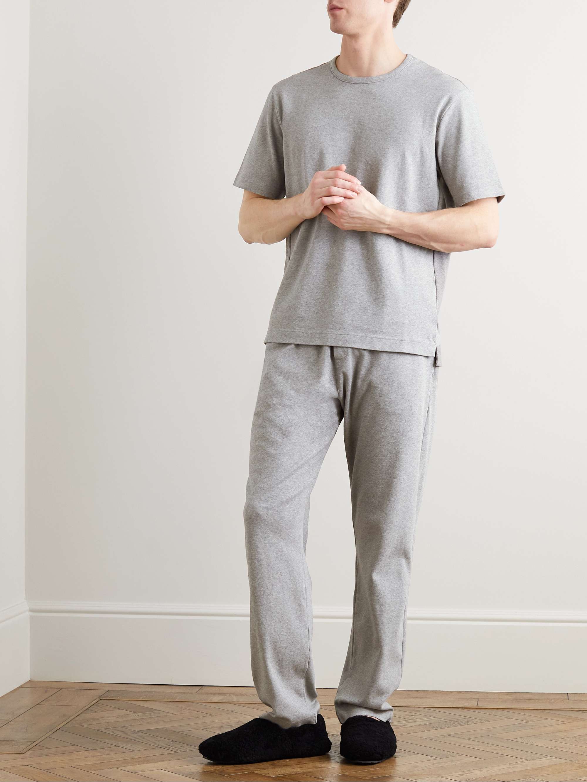 MR P. Cotton-Jersey Pyjama Trousers