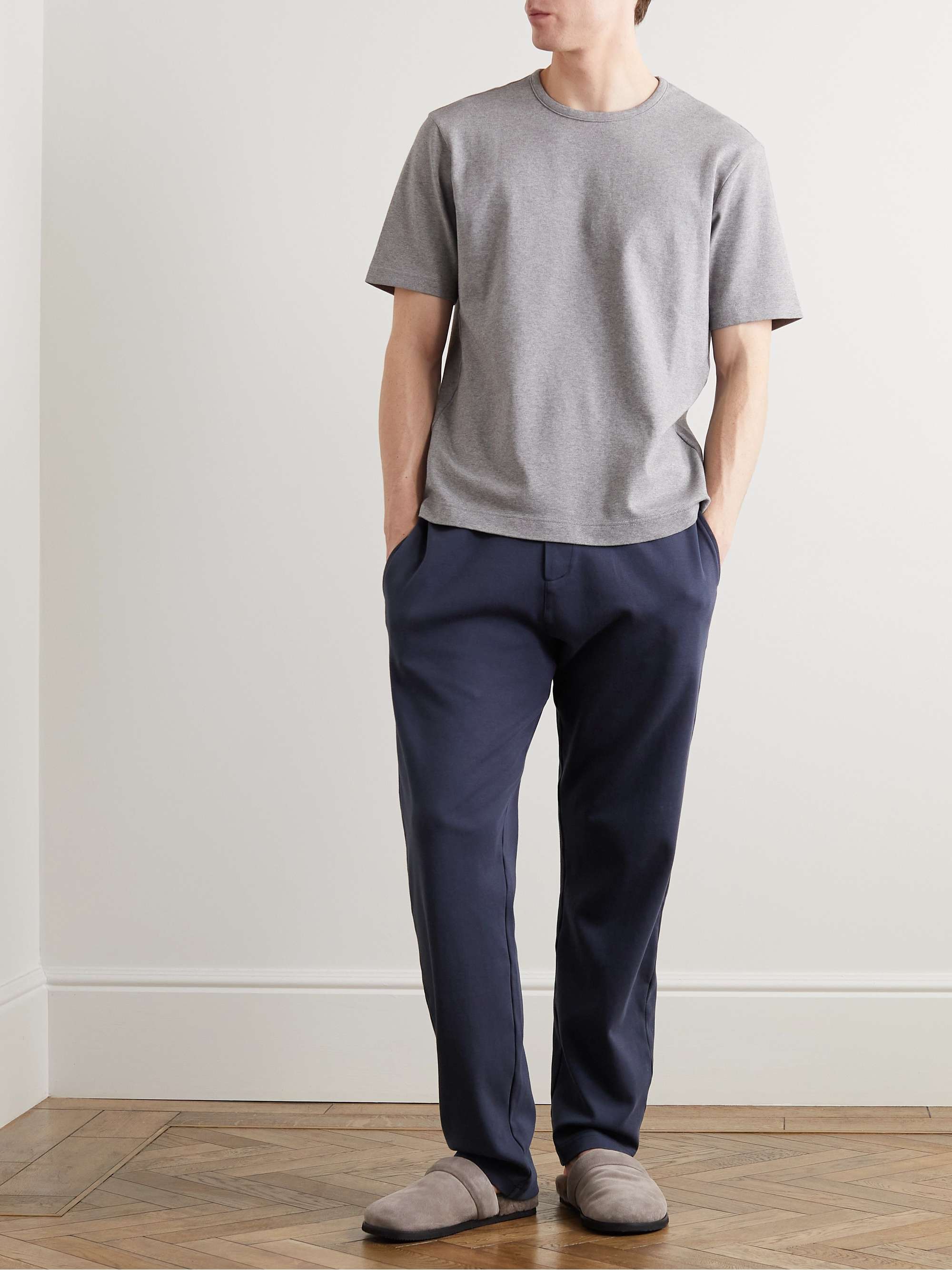 MR P. Cotton-Jersey Pyjama Trousers