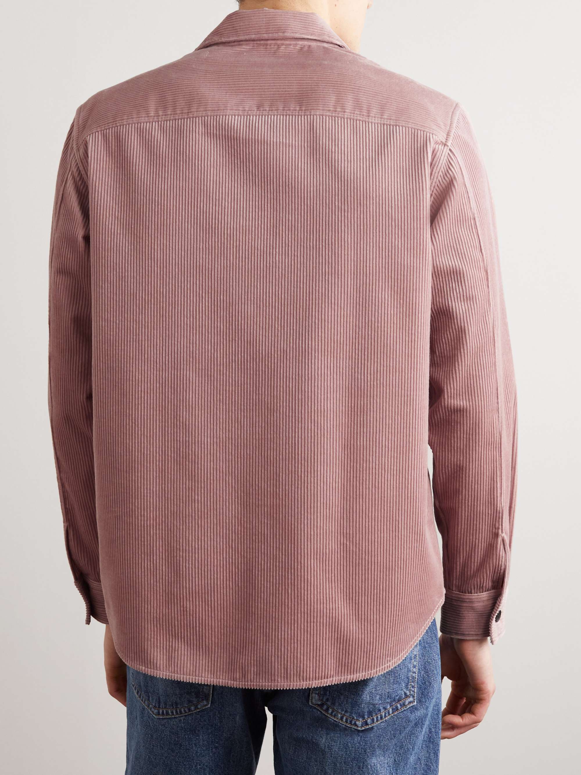 MR P. Cotton and Cashmere-Blend Corduroy Overshirt