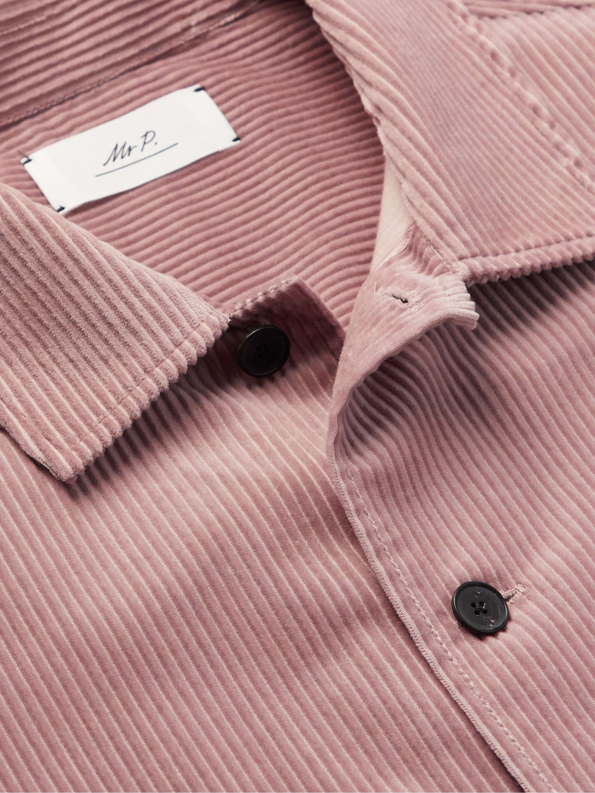 MR P. Cotton and Cashmere-Blend Corduroy Overshirt
