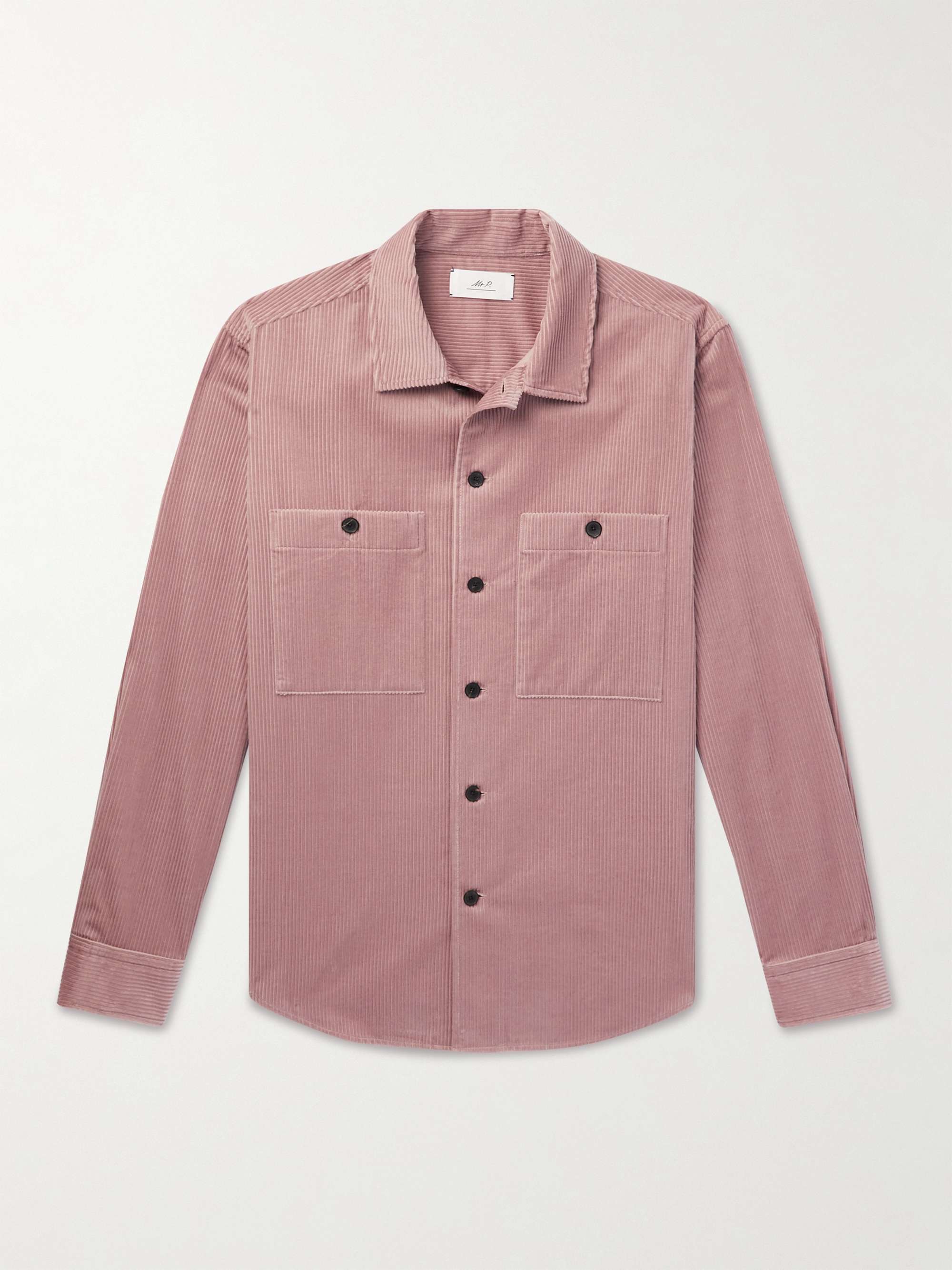 MR P. Cotton and Cashmere-Blend Corduroy Overshirt