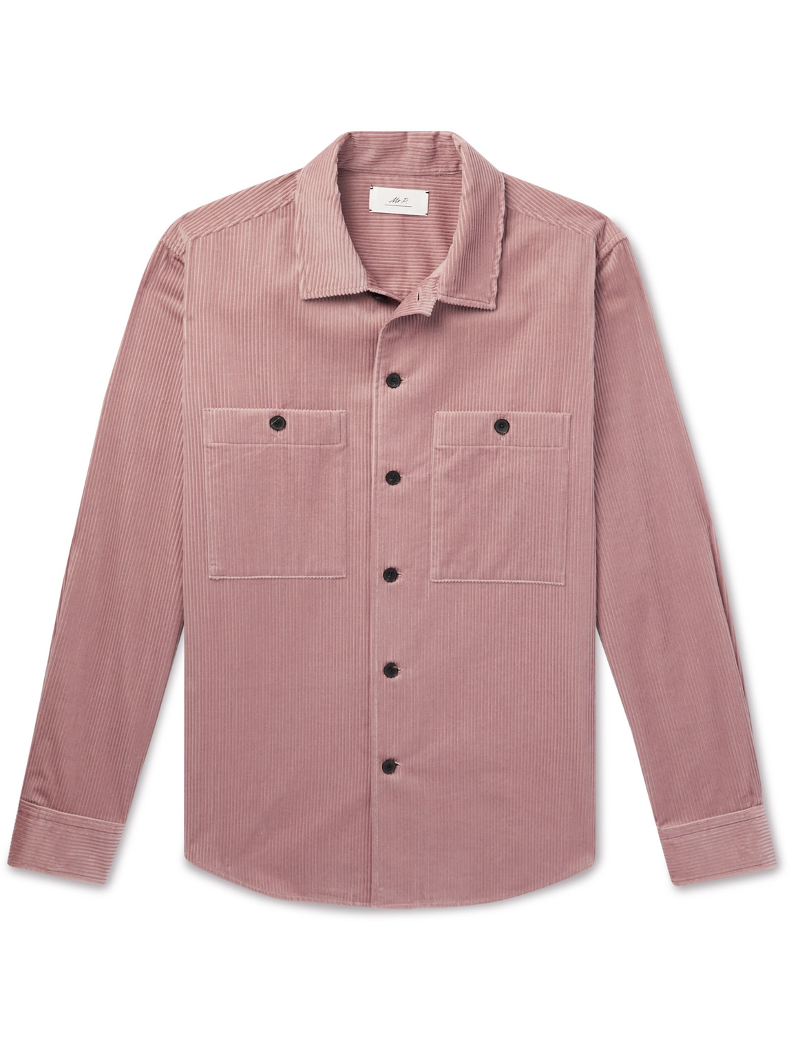 Cotton and Cashmere-Blend Corduroy Overshirt