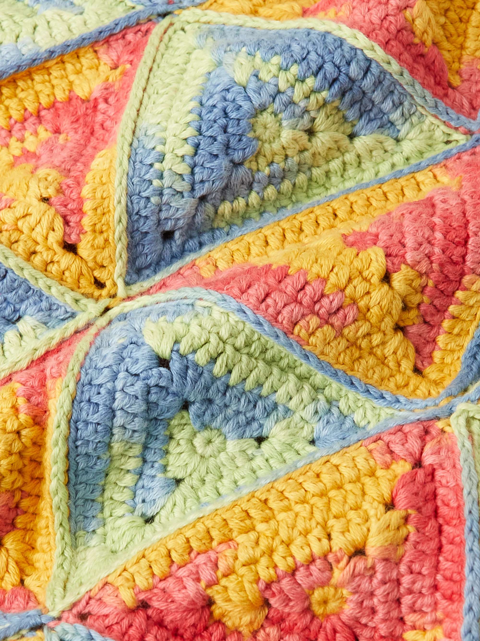 THE ELDER STATESMAN Solar Crocheted Cotton Sweater