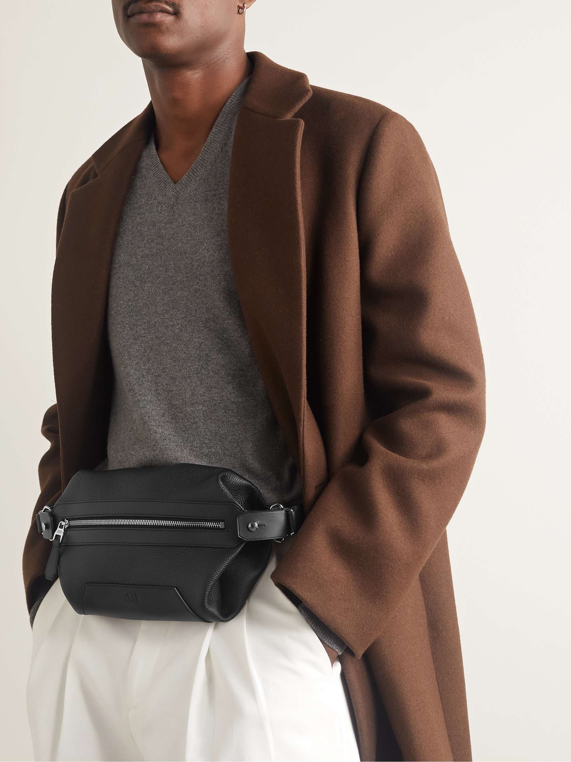 DUNHILL 1893 Harness Full-Grain Leather Belt Bag