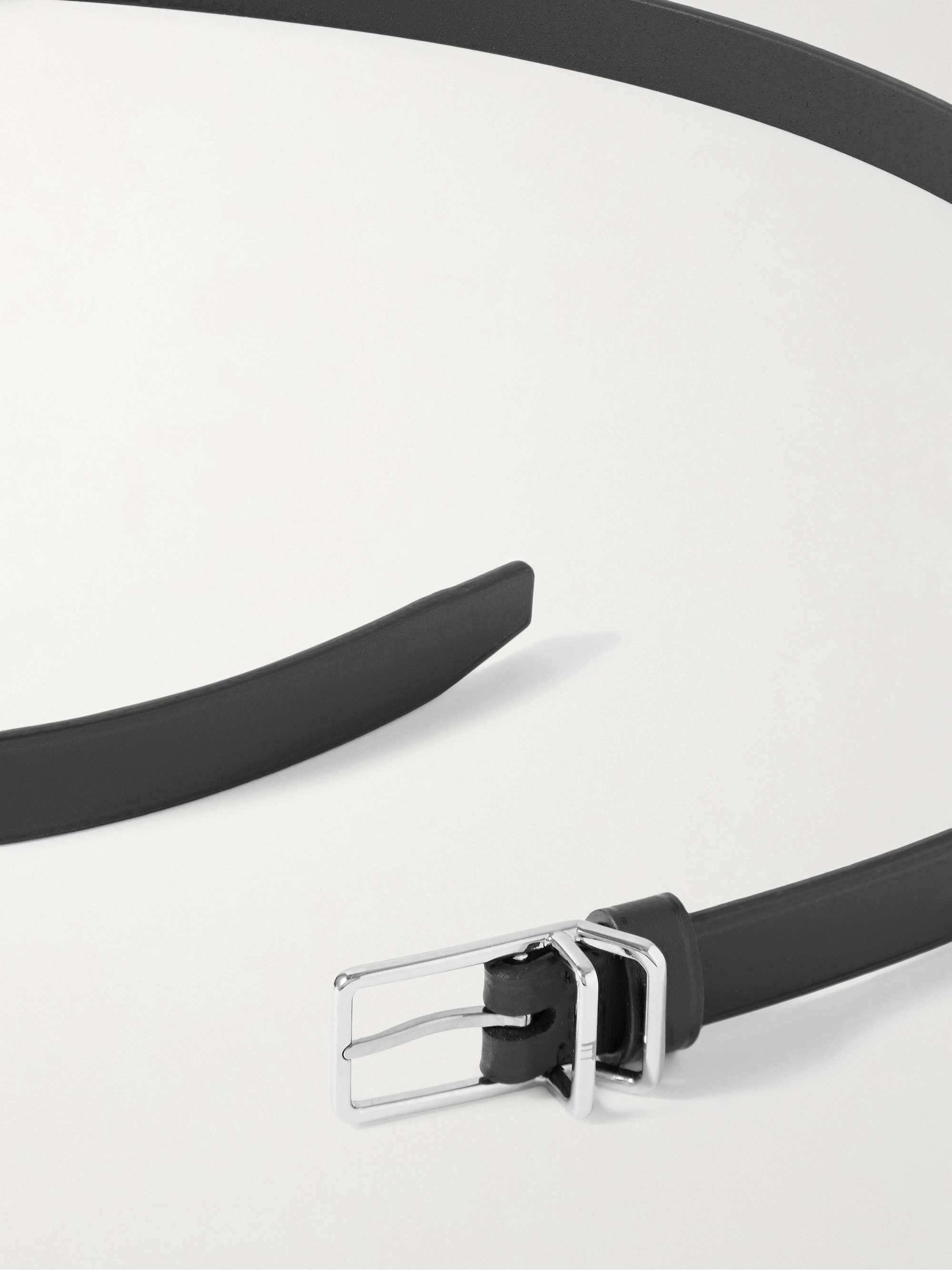 DUNHILL 2cm 1893 Harness Leather Belt