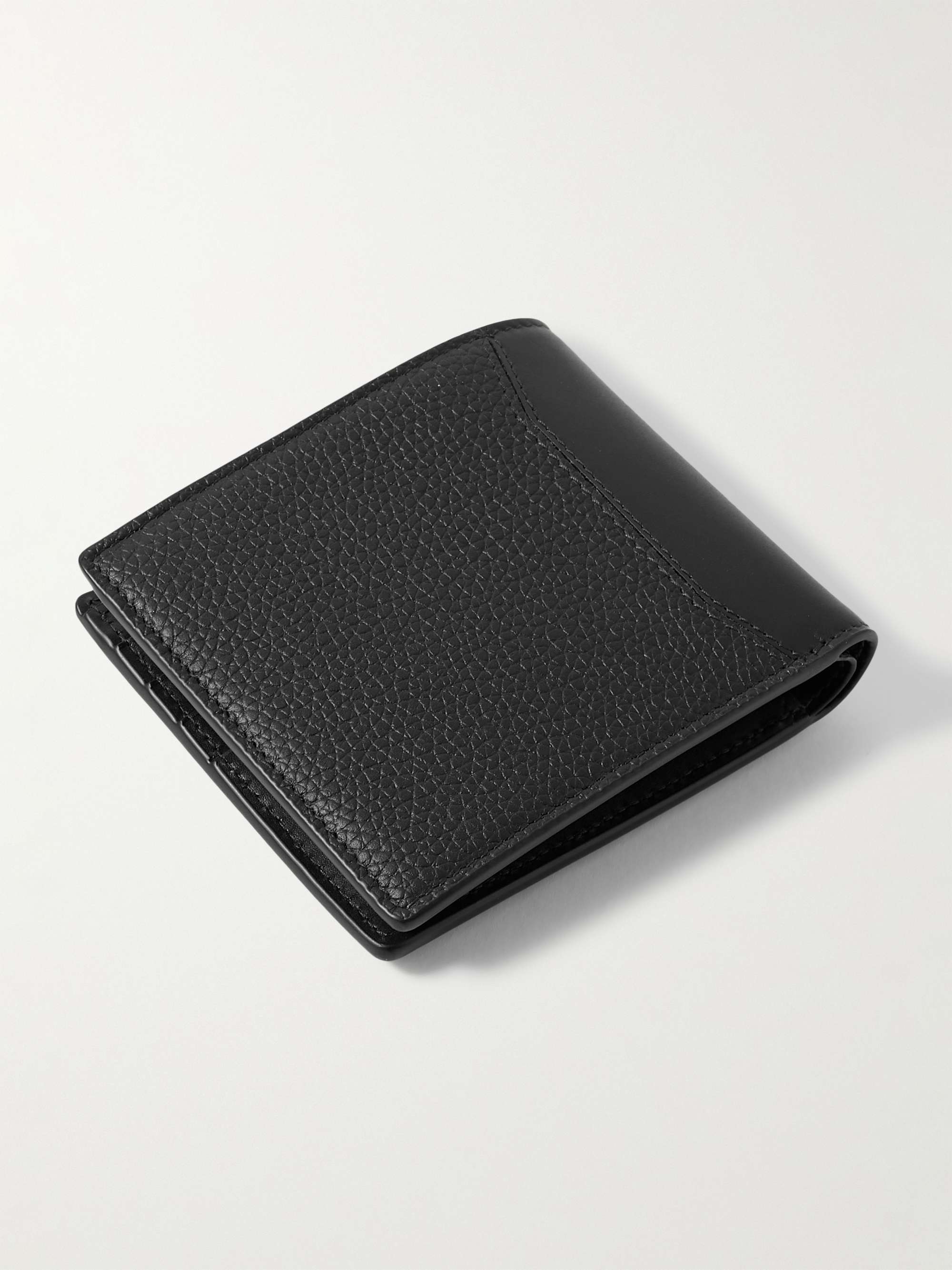 Alfred DUNHILL Glossy Black Crocodile Foldable Money Clip