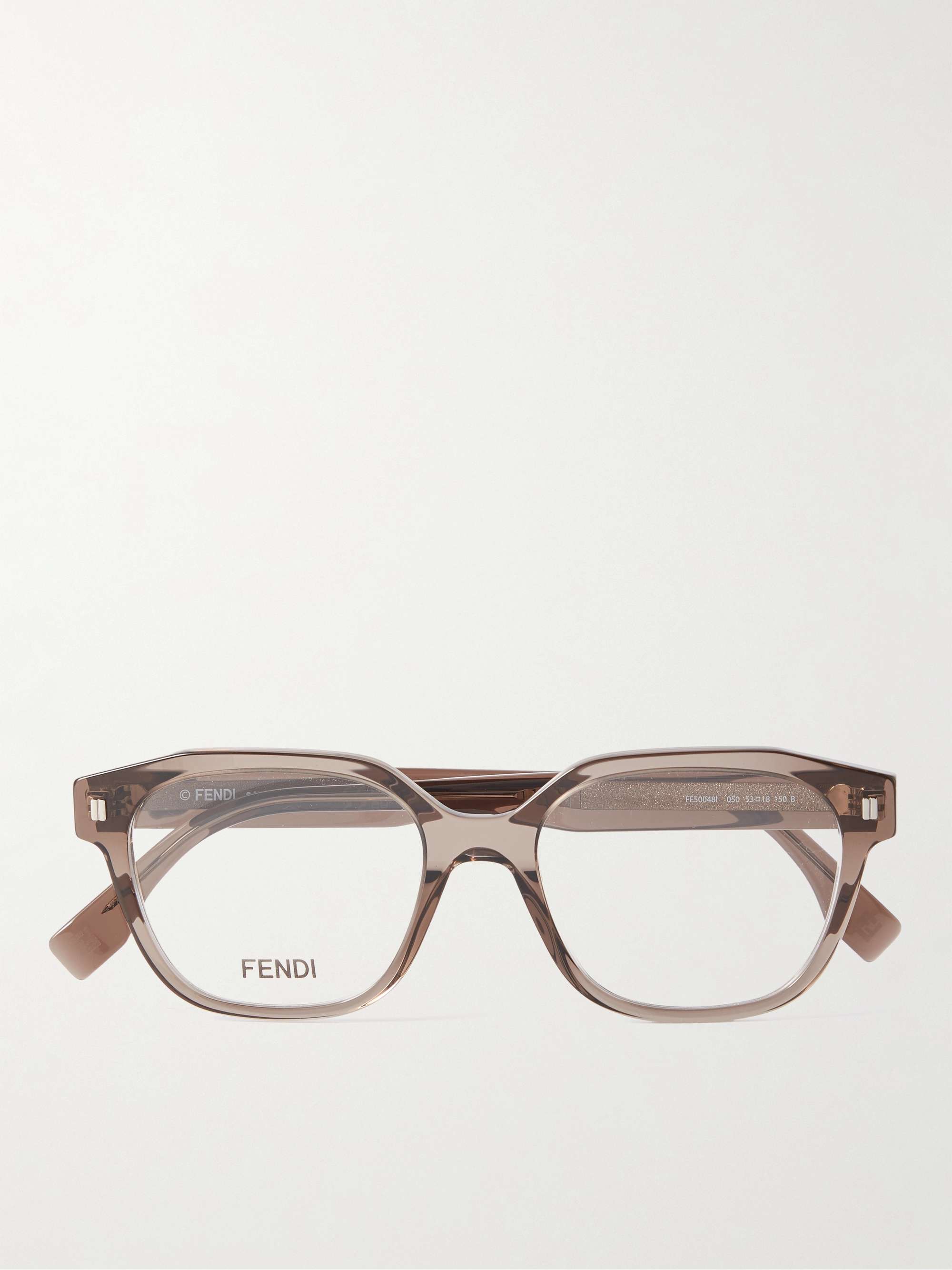FENDI D-Frame Acetate Optical Glasses