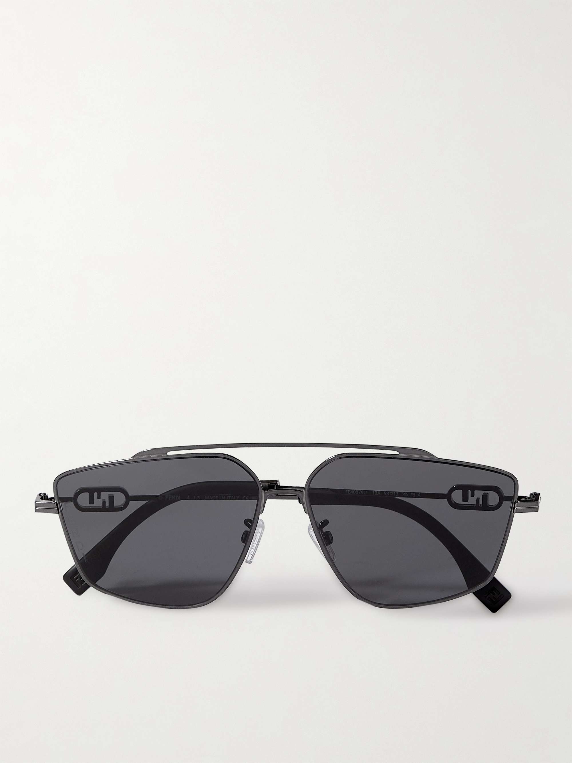 Fendi Men's O'Lock Aviator-Style Sunglasses