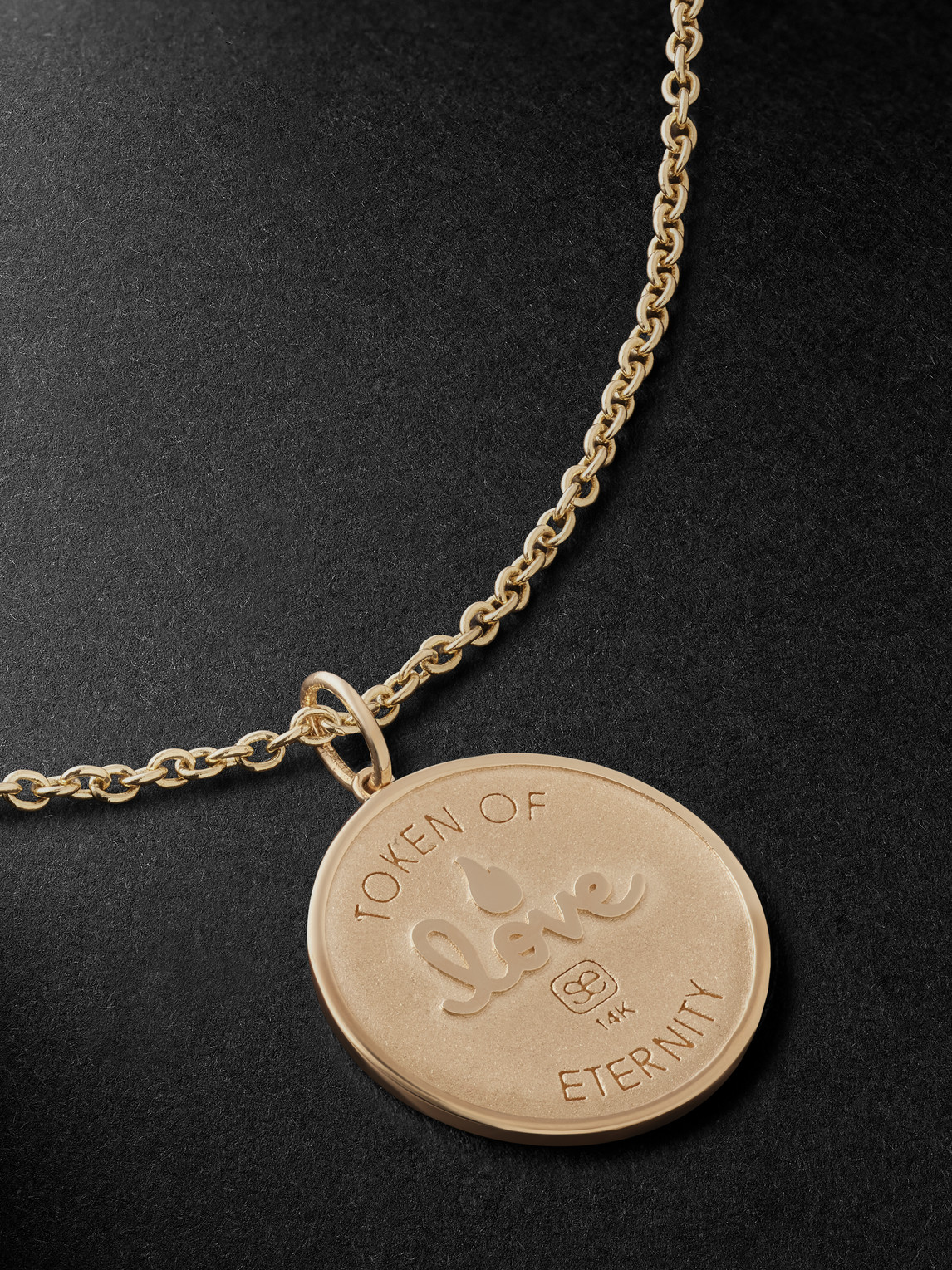 Shop Sydney Evan Infinite Love Gold Pendant Necklace