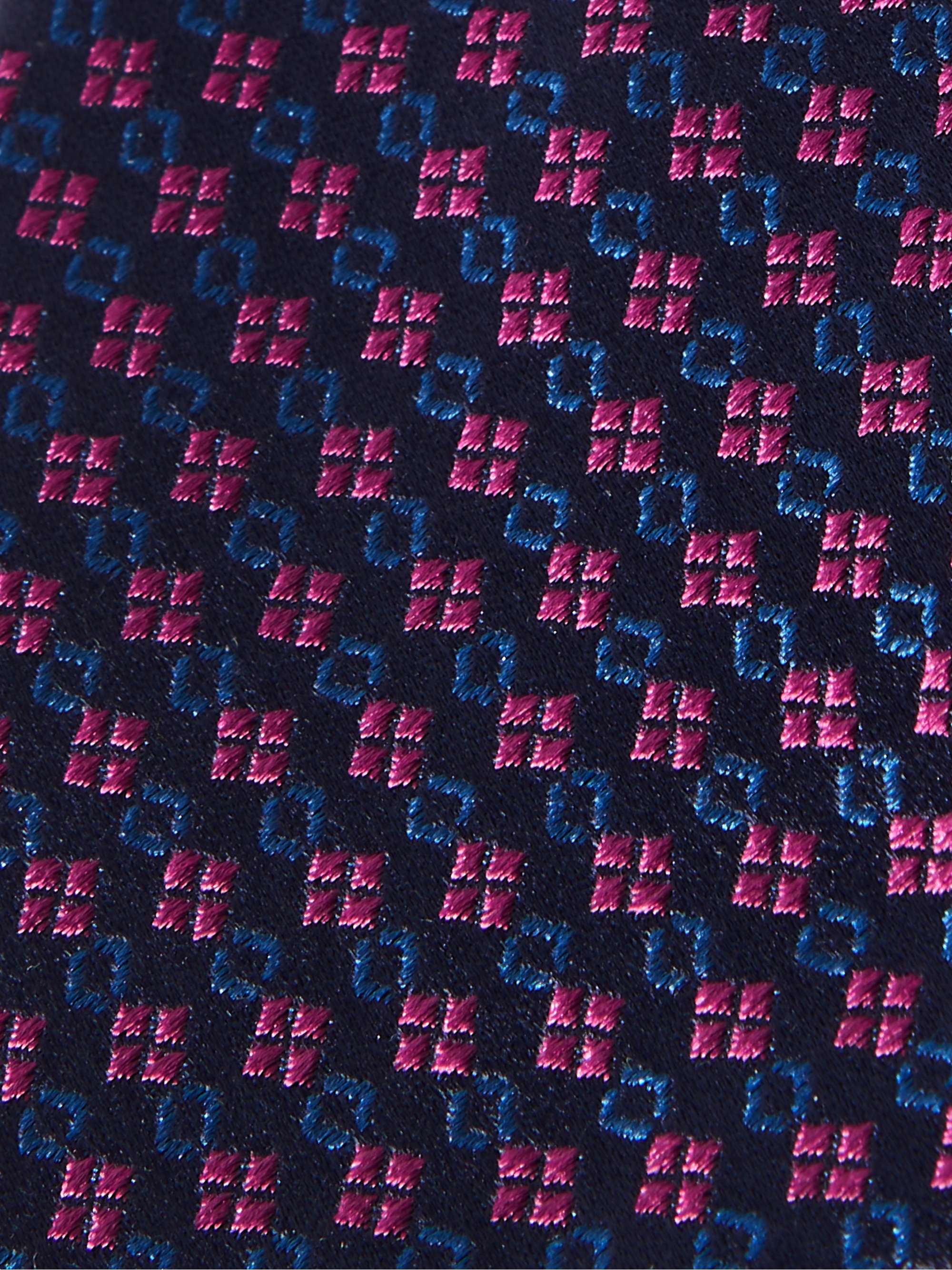 CHARVET Mini Geo 9cm Silk-Jacquard Tie