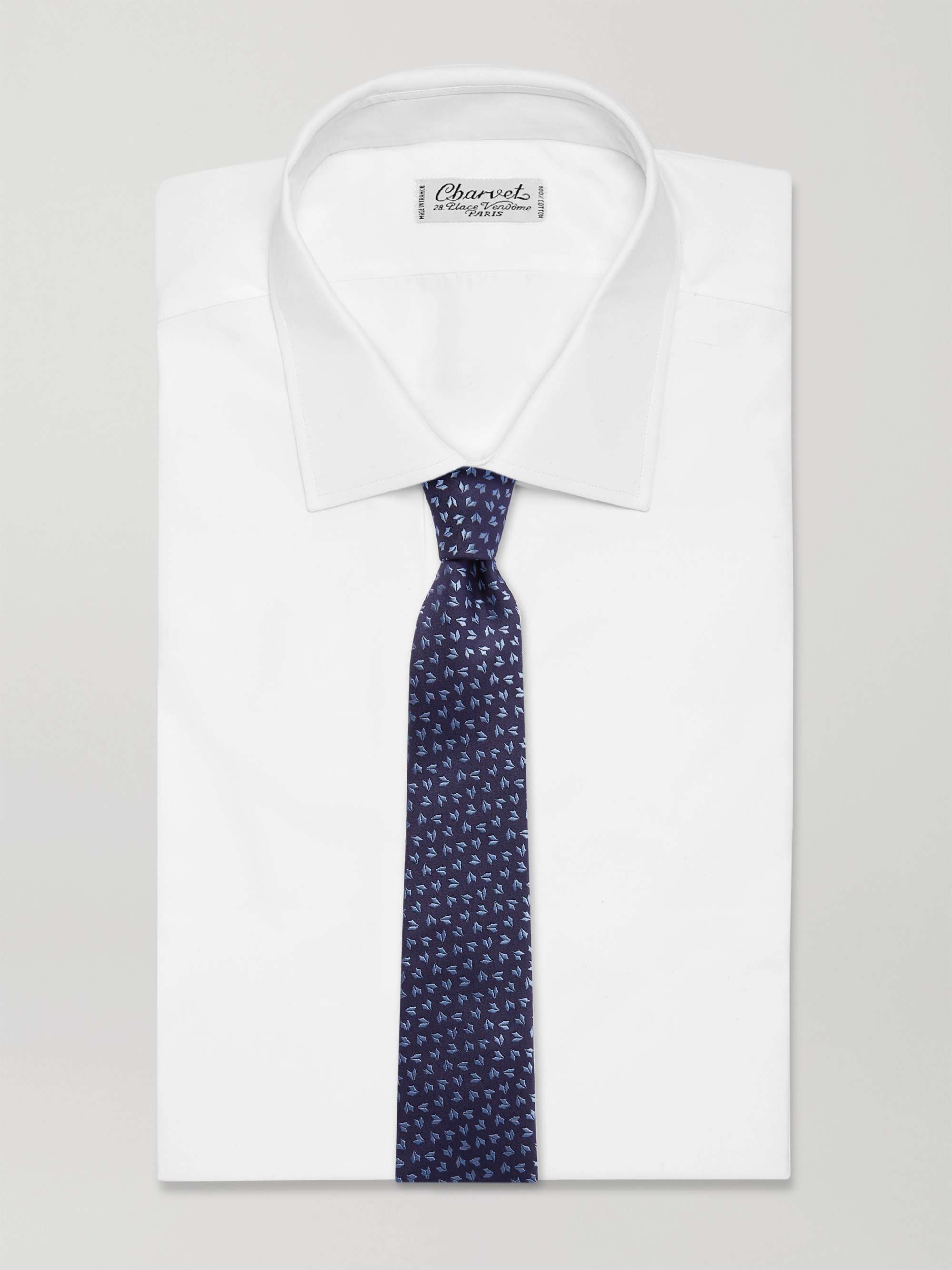 CHARVET Silk-Jacquard Tie