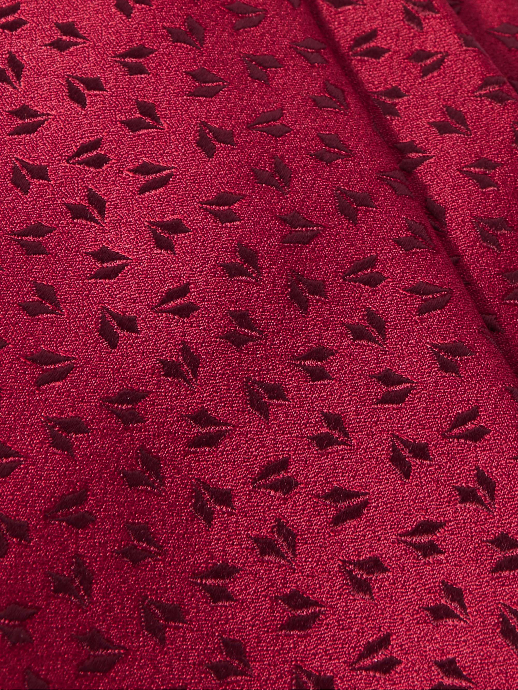CHARVET Geo 9cm Silk-Jacquard Tie