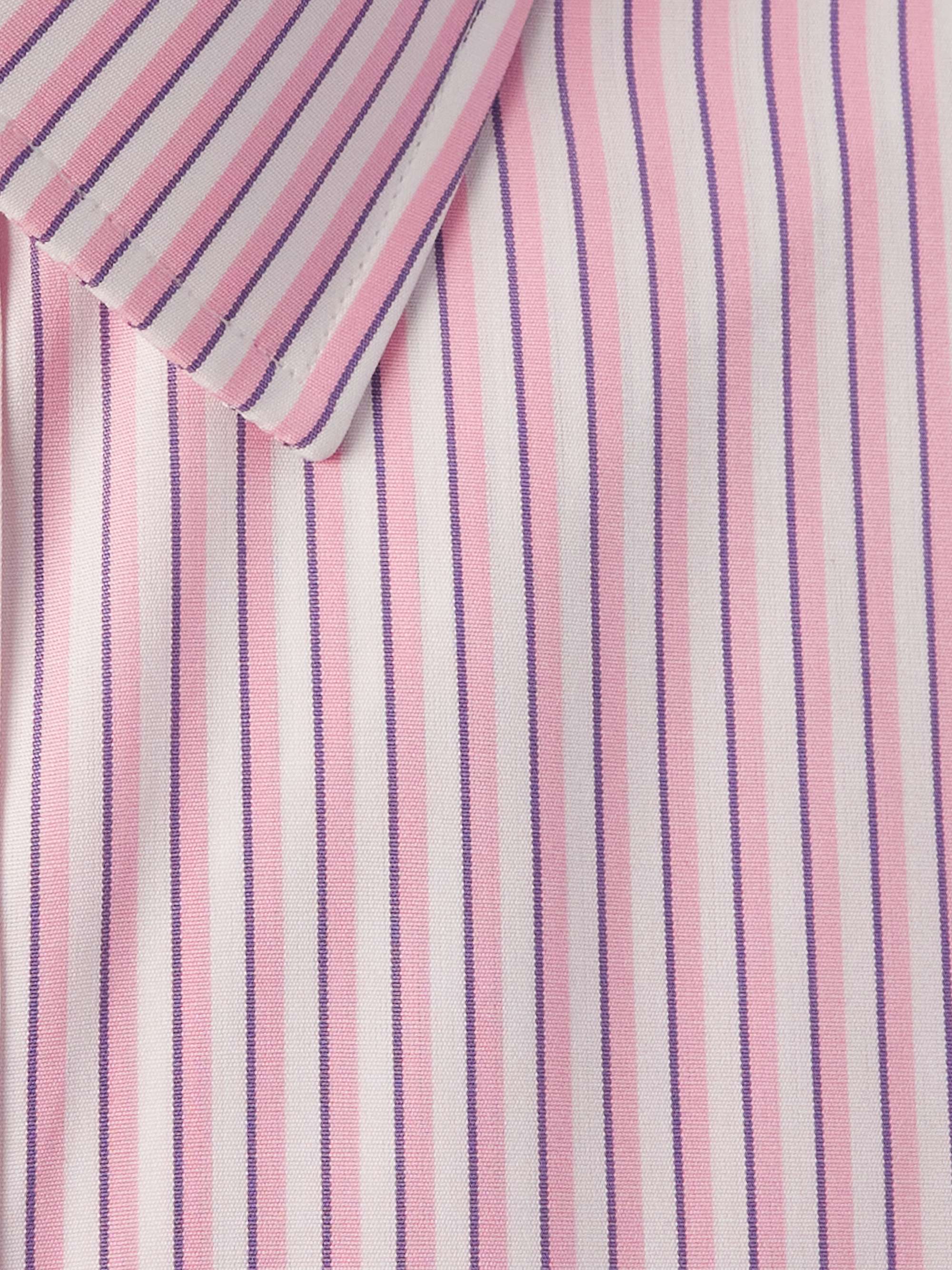 CHARVET Striped Cotton-Poplin Shirt