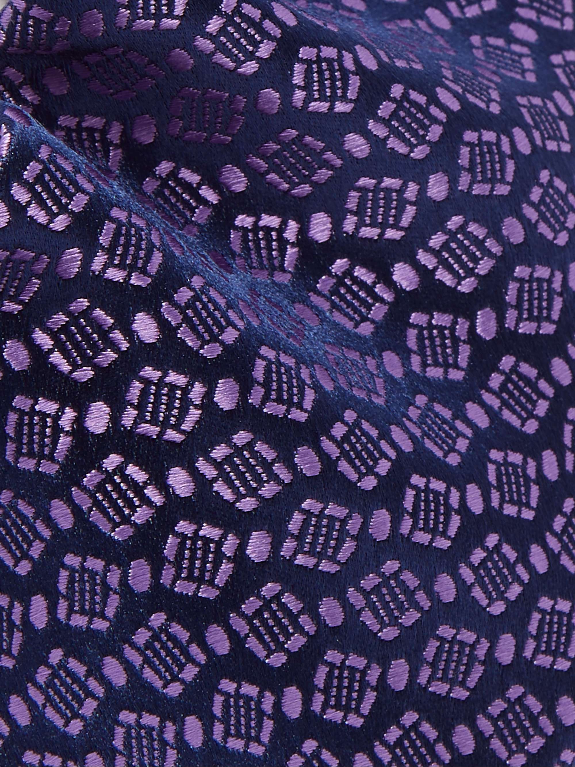 CHARVET 8.5cm Silk-Jacquard Tie