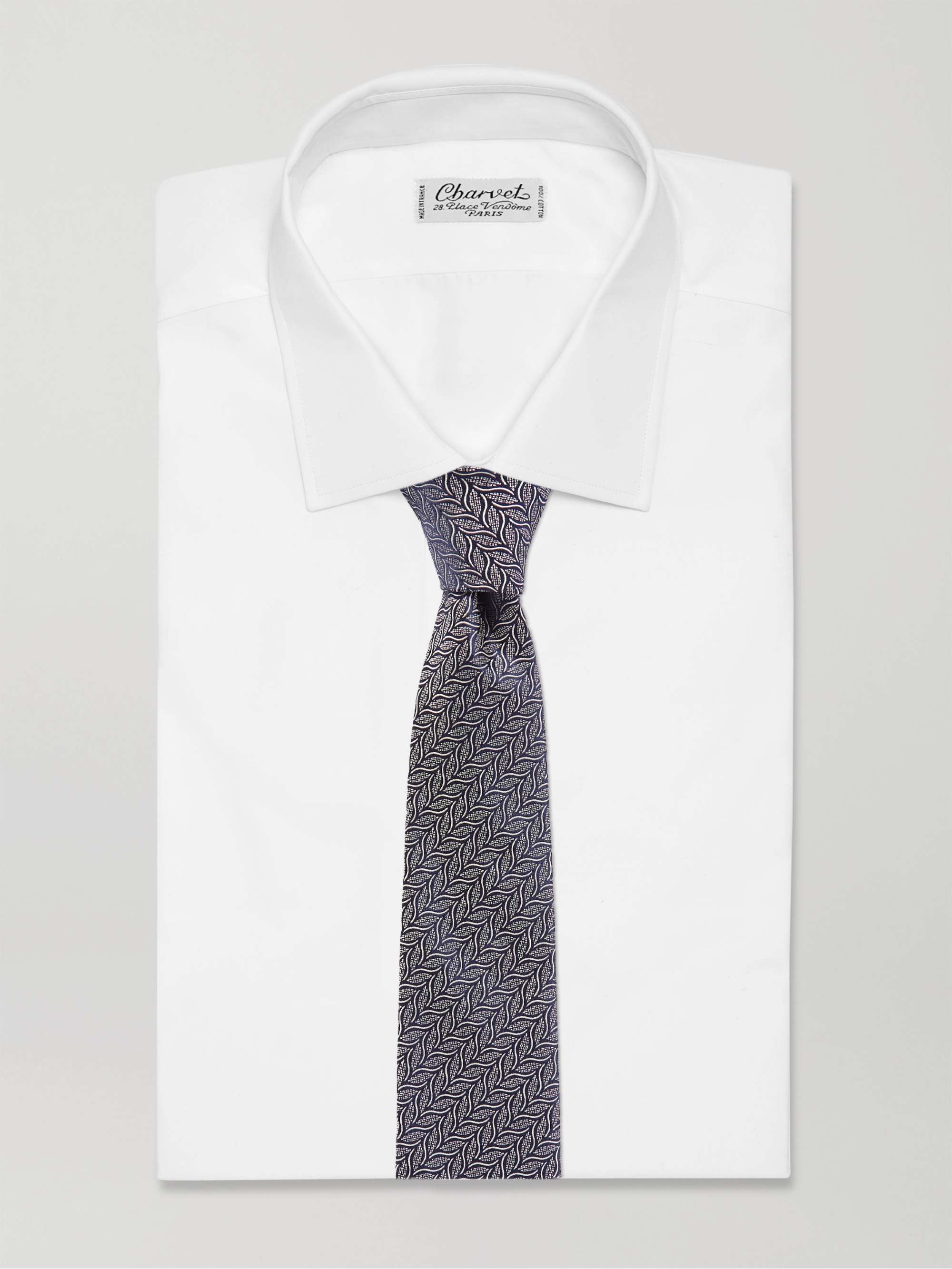 CHARVET 7.5cm Silk-Jacquard Tie