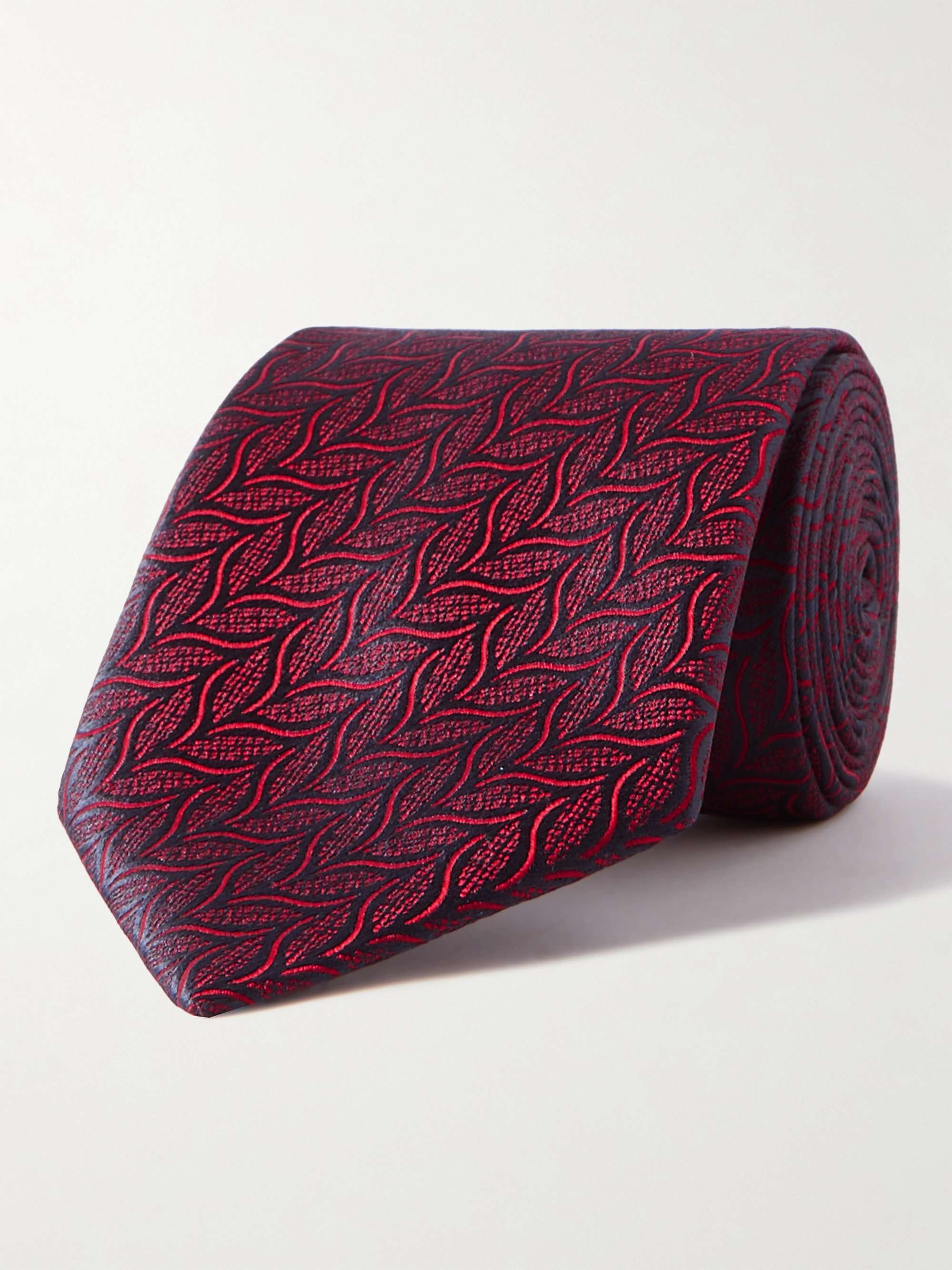 CHARVET 7.5cm Silk-Jacquard Tie