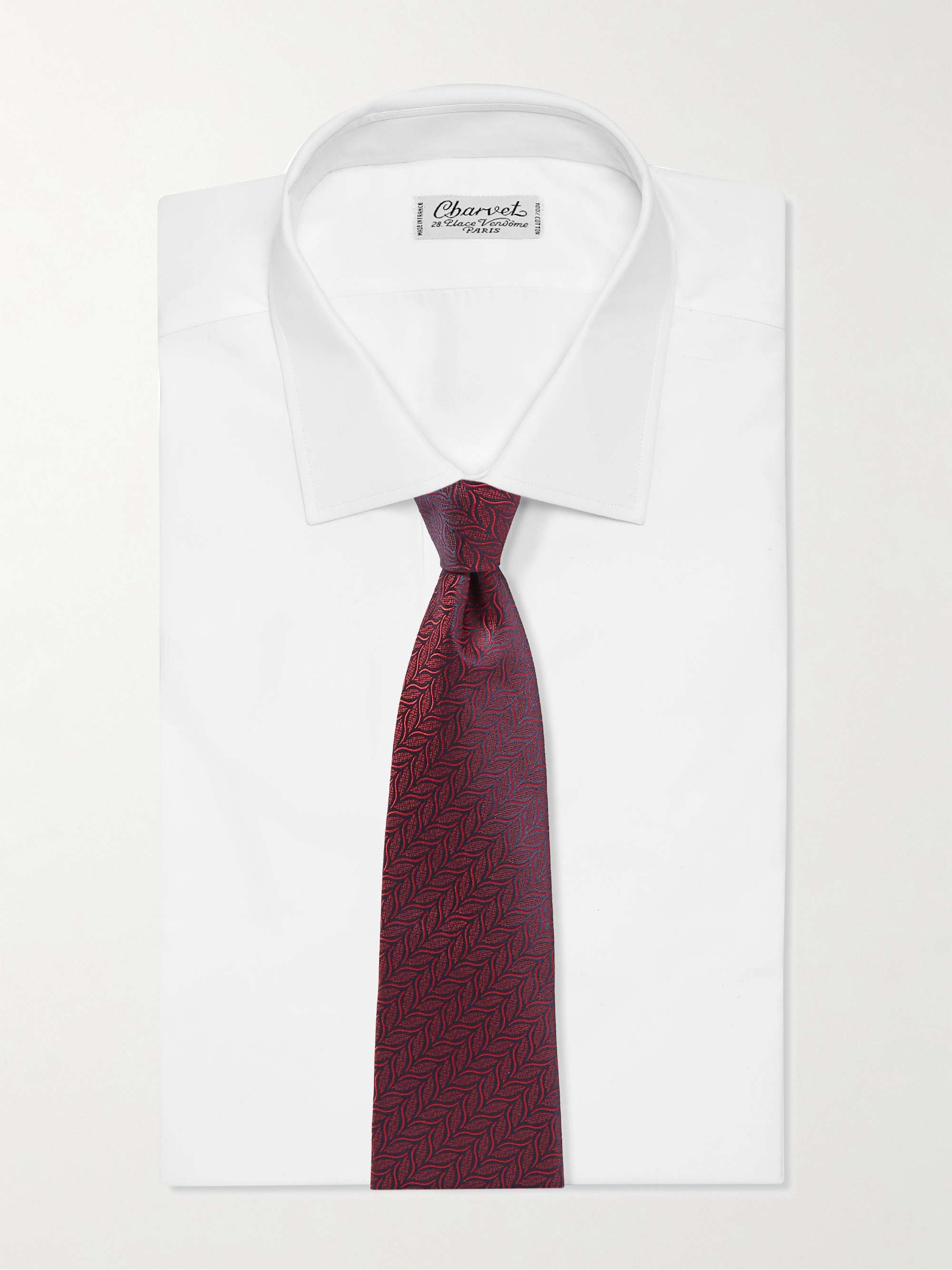 CHARVET 7.5cm Silk-Jacquard Tie